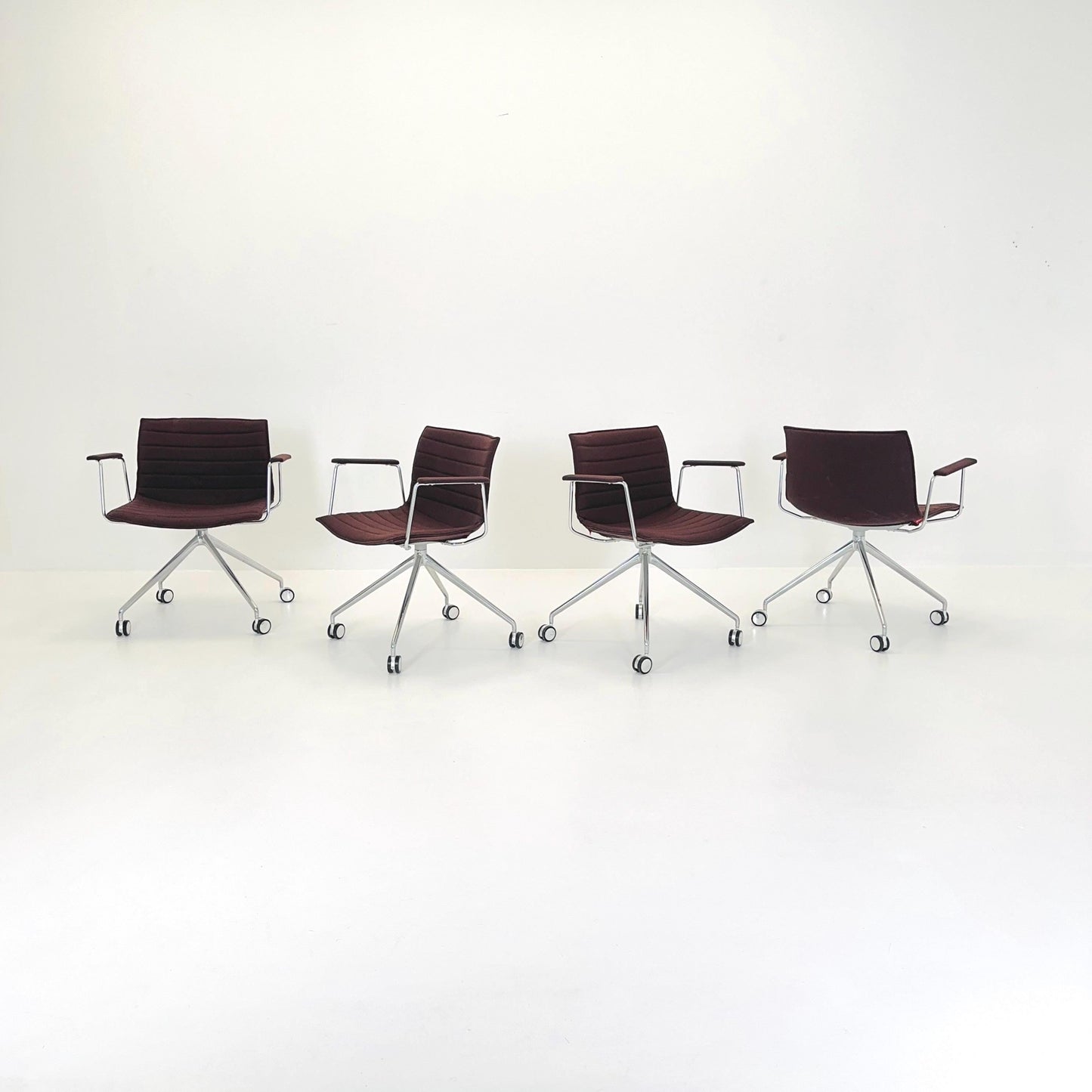 set of 4 Mid-Century design CATIFA 46 Armchairs by Lievore Altherr Molina for Arper Italy