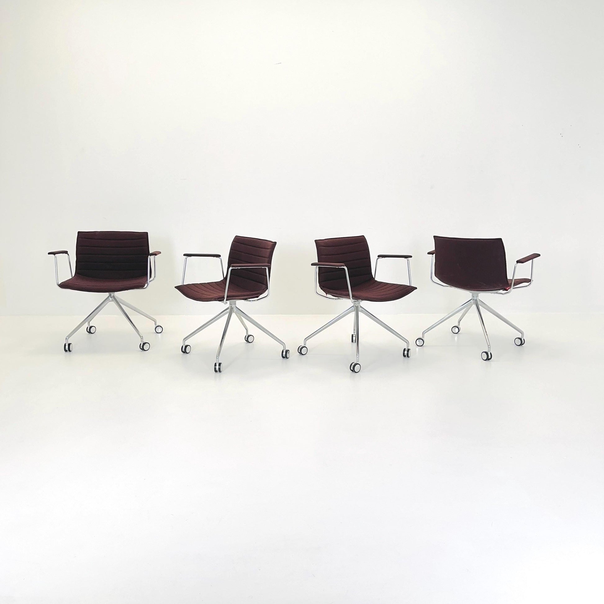 set of 4 Mid-Century design CATIFA 46 Armchairs by Lievore Altherr Molina for Arper Italy