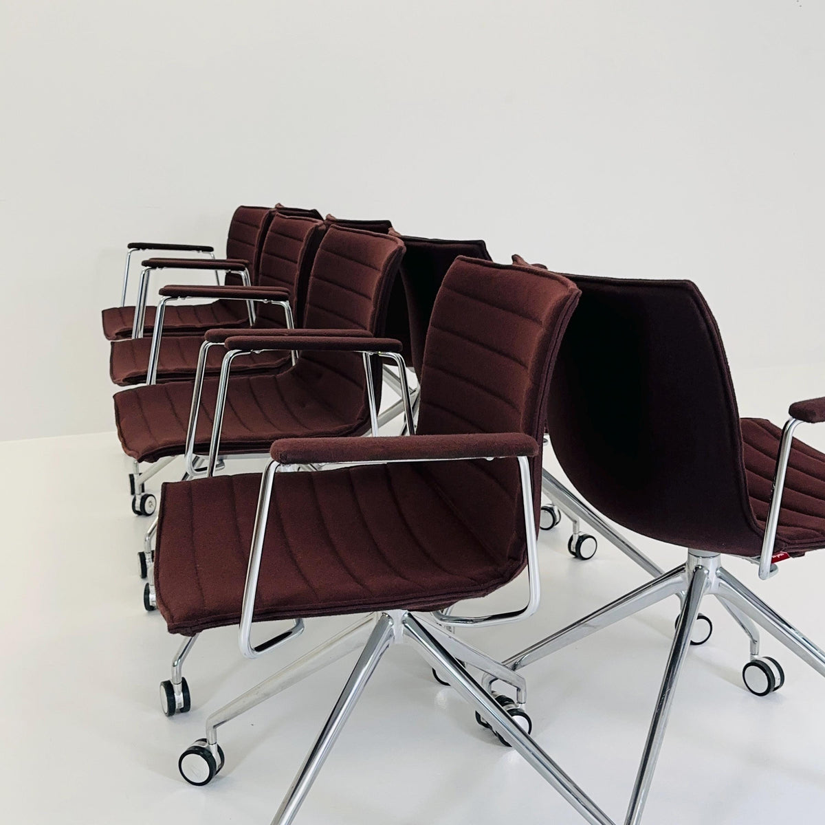 set of 8 Mid-Century design CATIFA 46 Armchairs by Lievore Altherr Molina for Arper Italy
