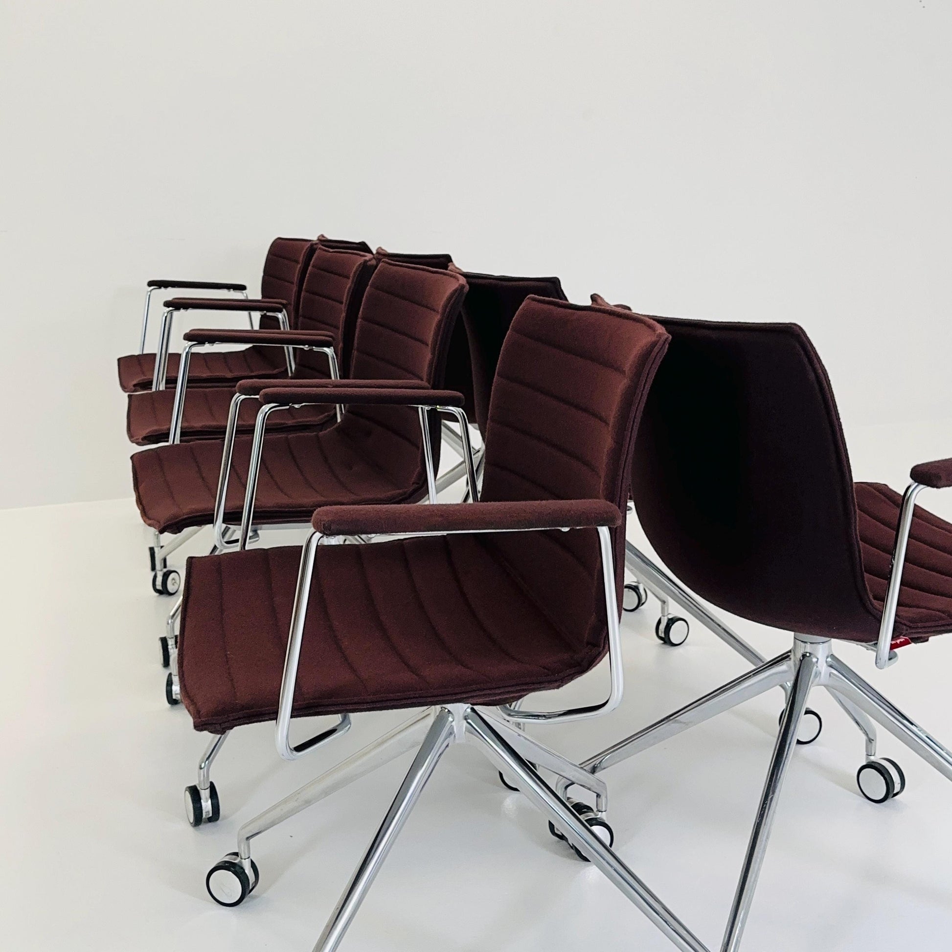 set of 8 Mid-Century design CATIFA 46 Armchairs by Lievore Altherr Molina for Arper Italy