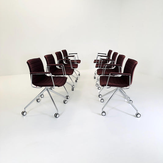 set of 8 Mid-Century design CATIFA 46 Armchairs by Lievore Altherr Molina for Arper Italy