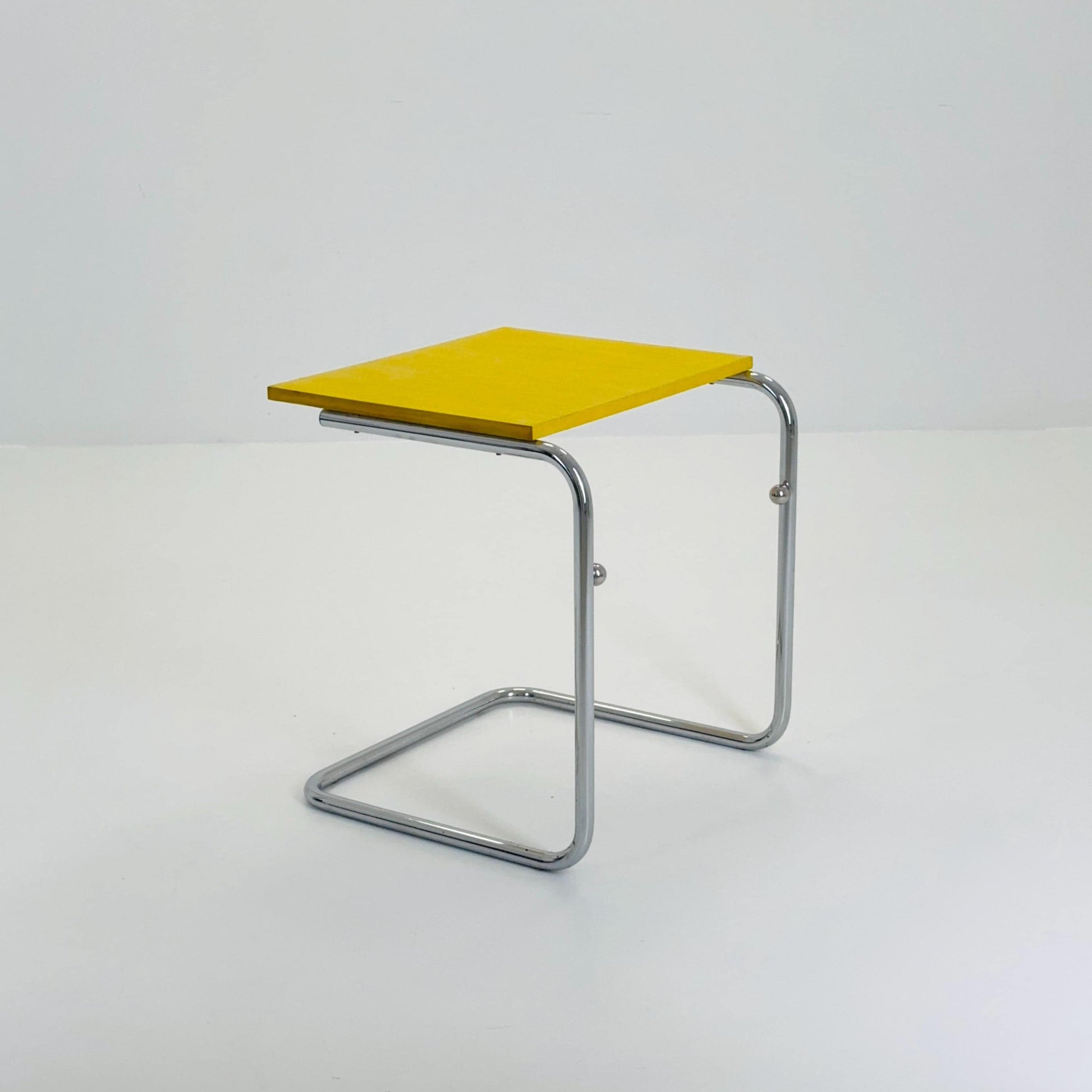 Mid-Century Bauhaus Side Table by Marcel Breuer – Rare 1980s Germany