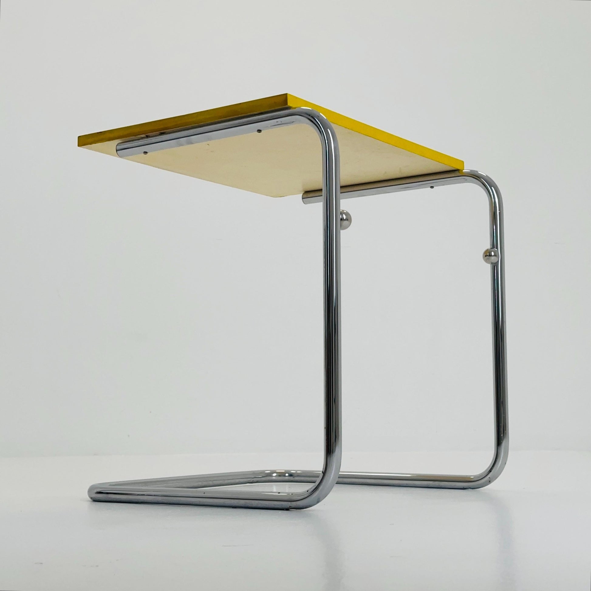 Mid-Century Bauhaus Side Table by Marcel Breuer – Rare 1980s Germany