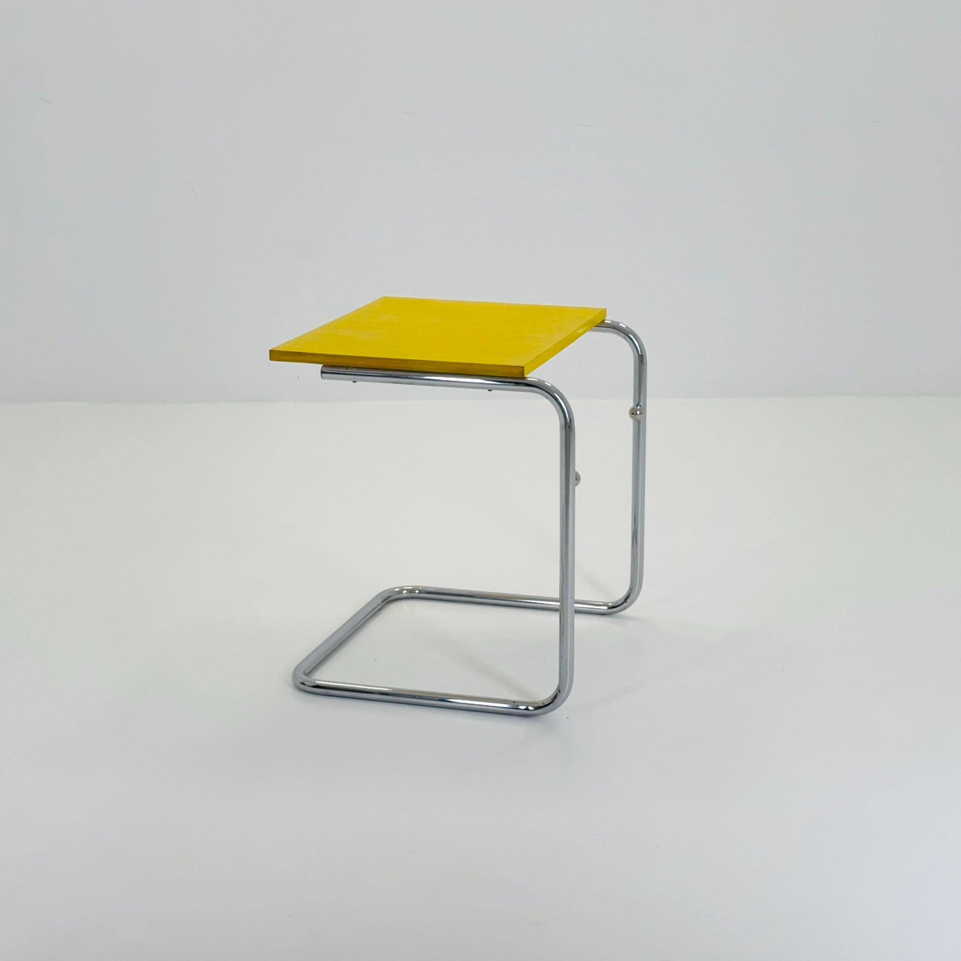 Mid-Century Bauhaus Side Table by Marcel Breuer – Rare 1980s Germany
