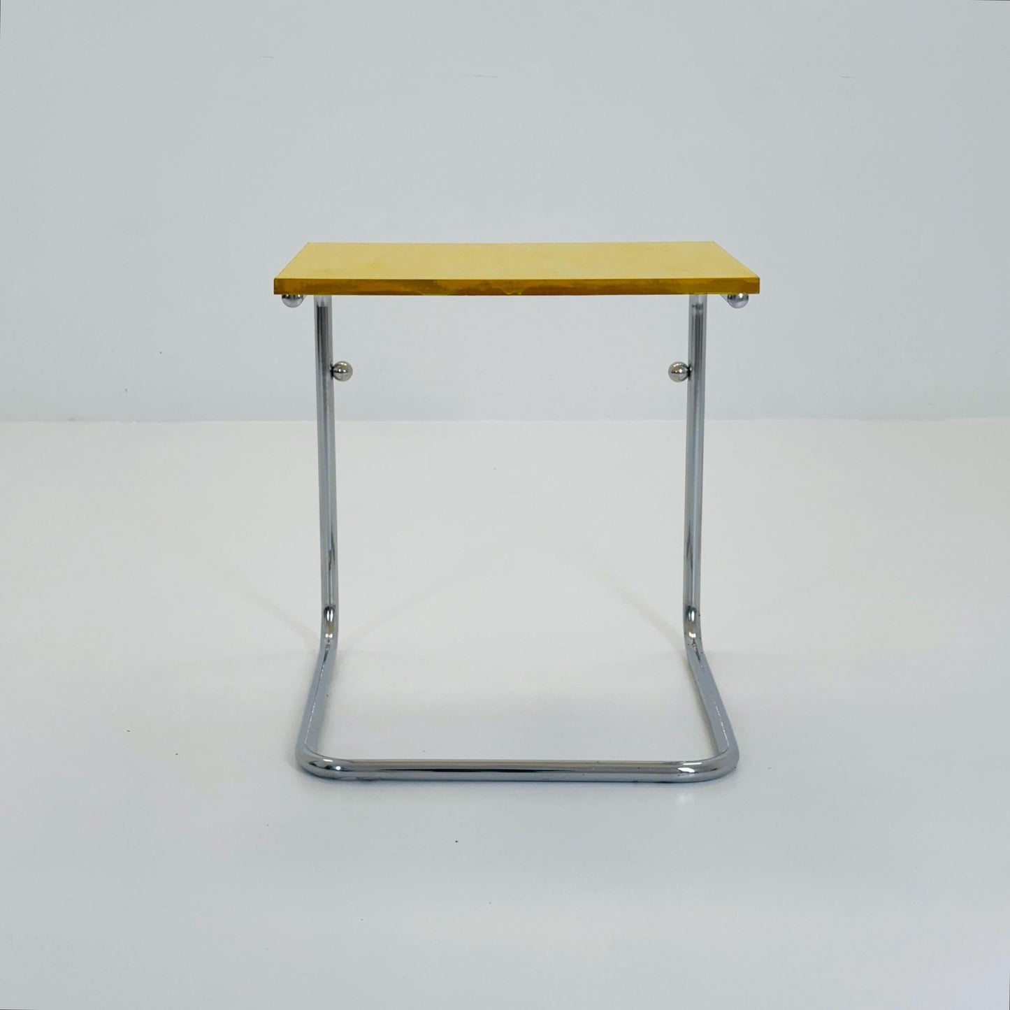 Mid-Century Bauhaus Side Table by Marcel Breuer – Rare 1980s Germany