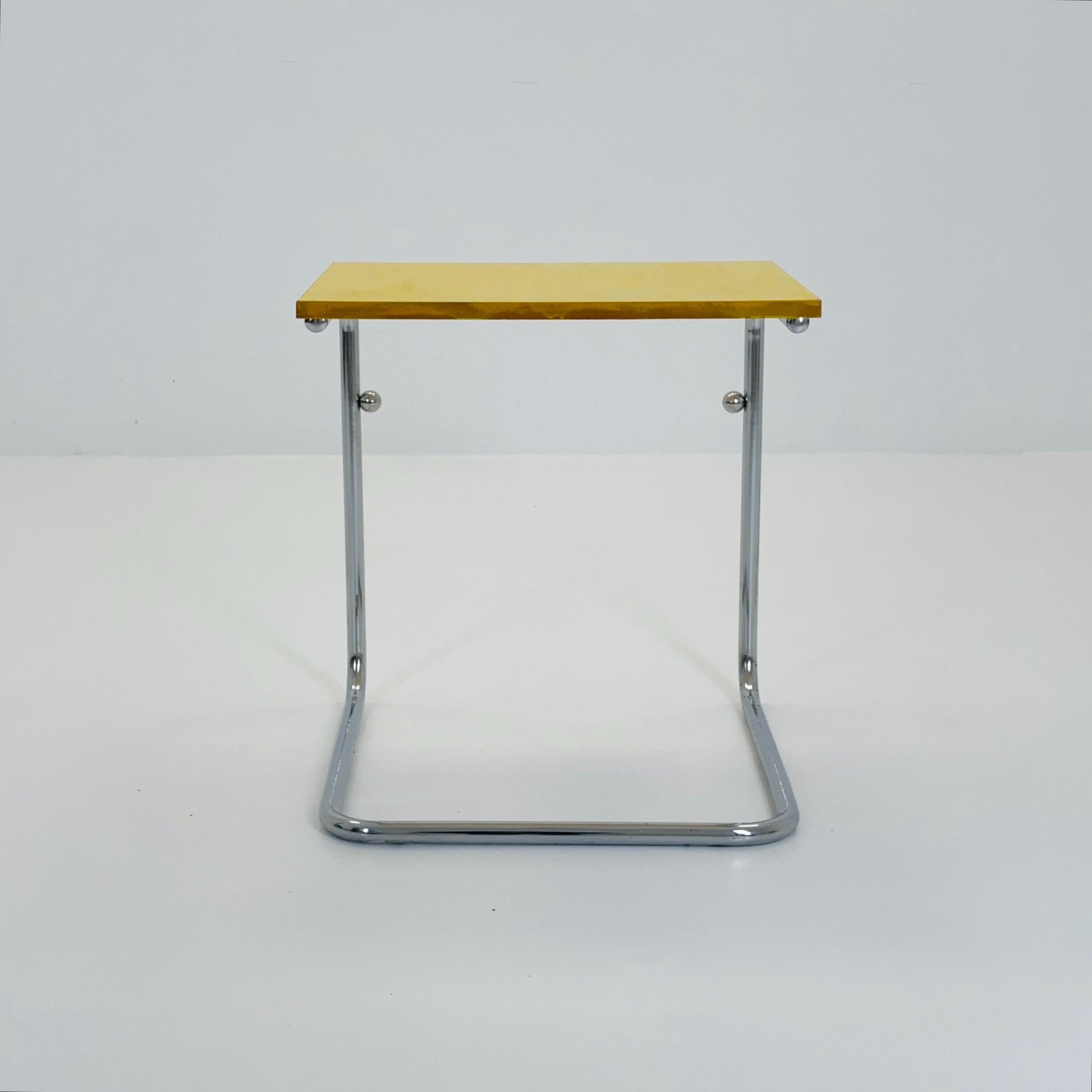 Mid-Century Bauhaus Side Table by Marcel Breuer – Rare 1980s Germany