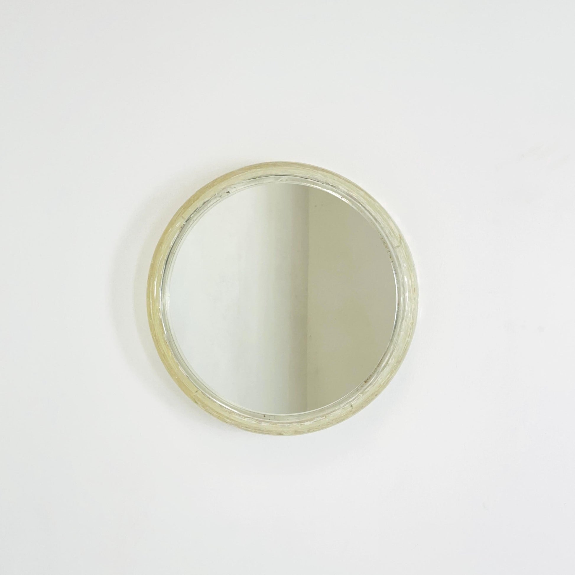 Mid-Century Modern Duscholux Wall Mirror ice glass – 1970s Germany