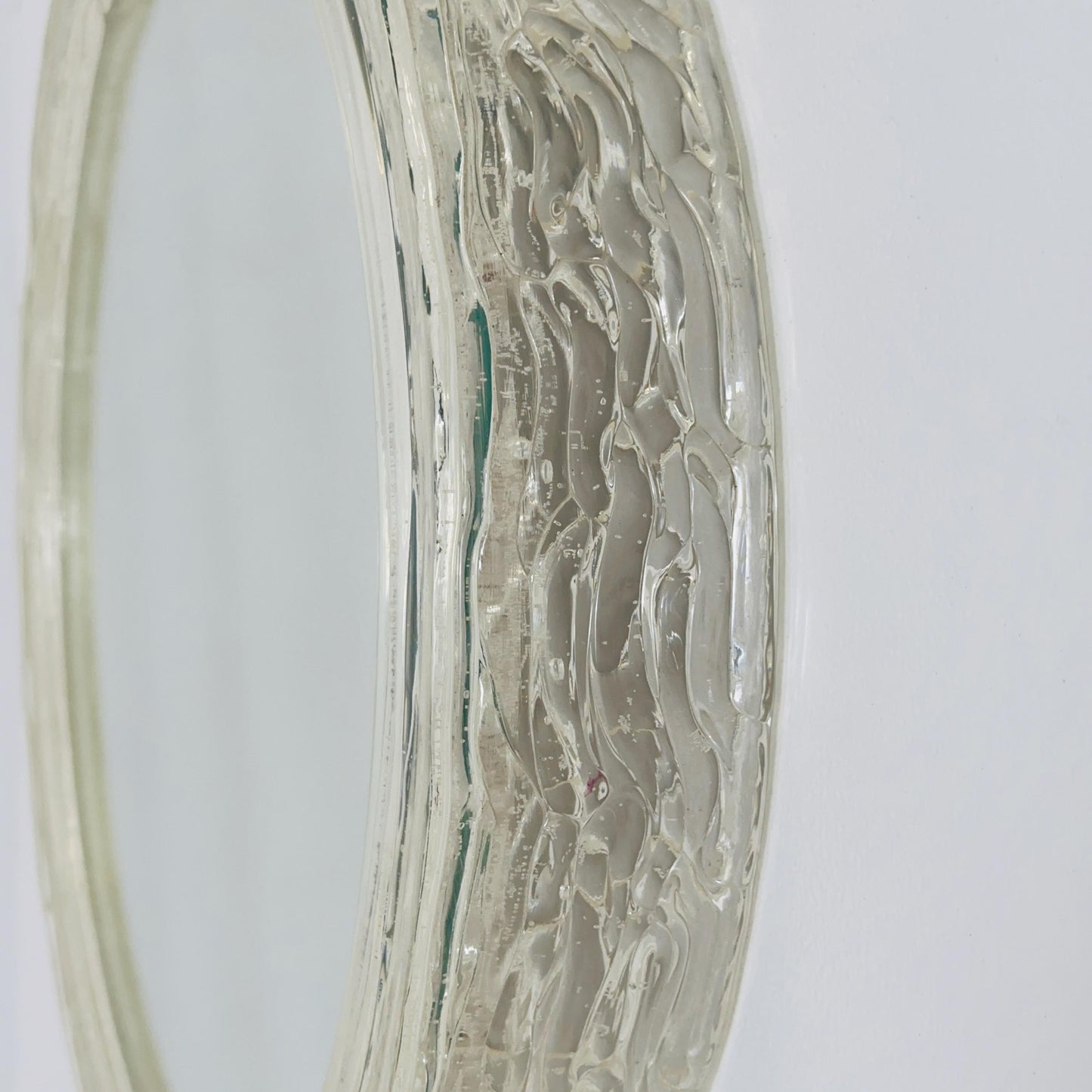 Mid-Century Modern Duscholux Wall Mirror ice glass – 1970s Germany