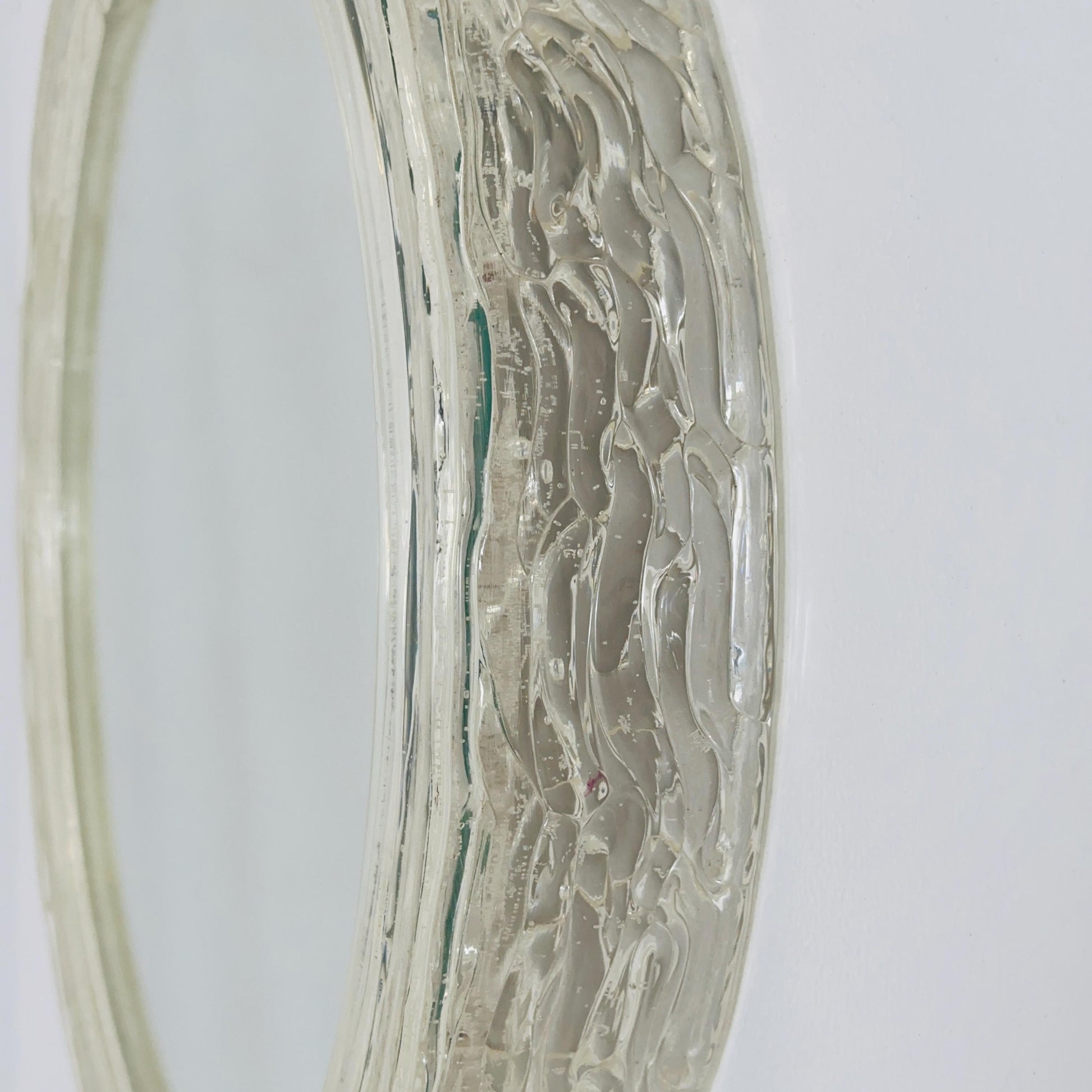 Mid-Century Modern Duscholux Wall Mirror ice glass – 1970s Germany