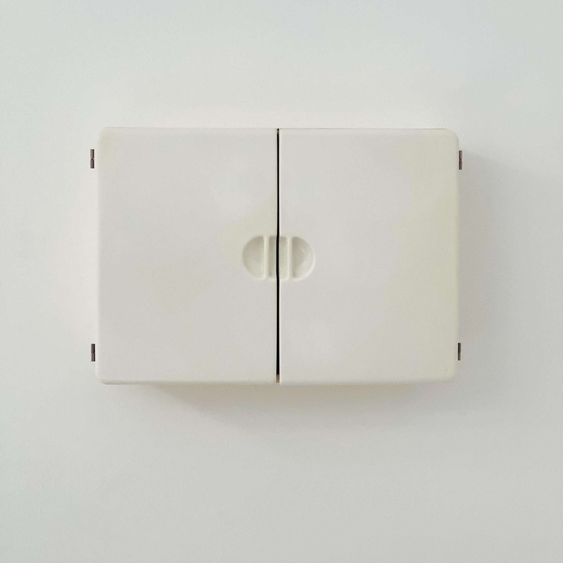 Mid century ‘Spluga’ Bathroom Cabinet by Prodotti CM Torino, 1970s | white black Cabinet | Italian Pharmacy Cabinet Italy