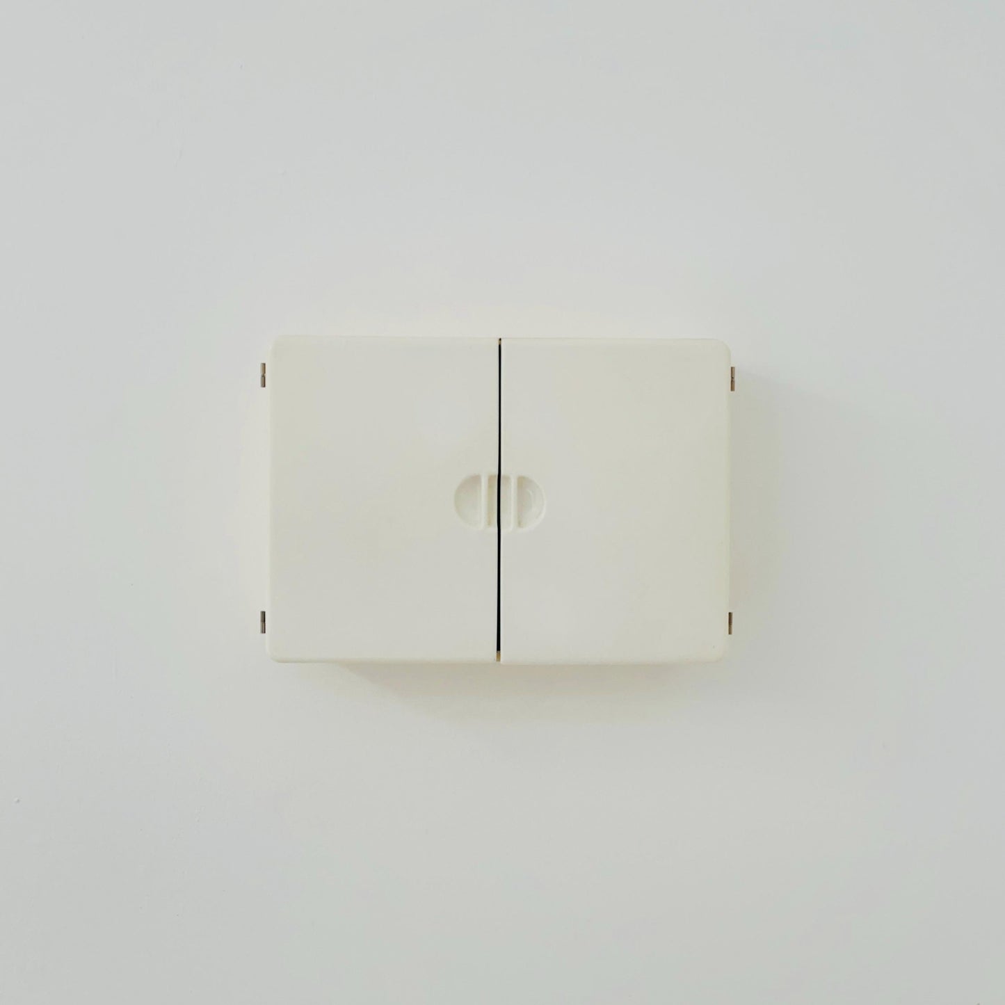 Mid century ‘Spluga’ Bathroom Cabinet by Prodotti CM Torino, 1970s | white black Cabinet | Italian Pharmacy Cabinet Italy
