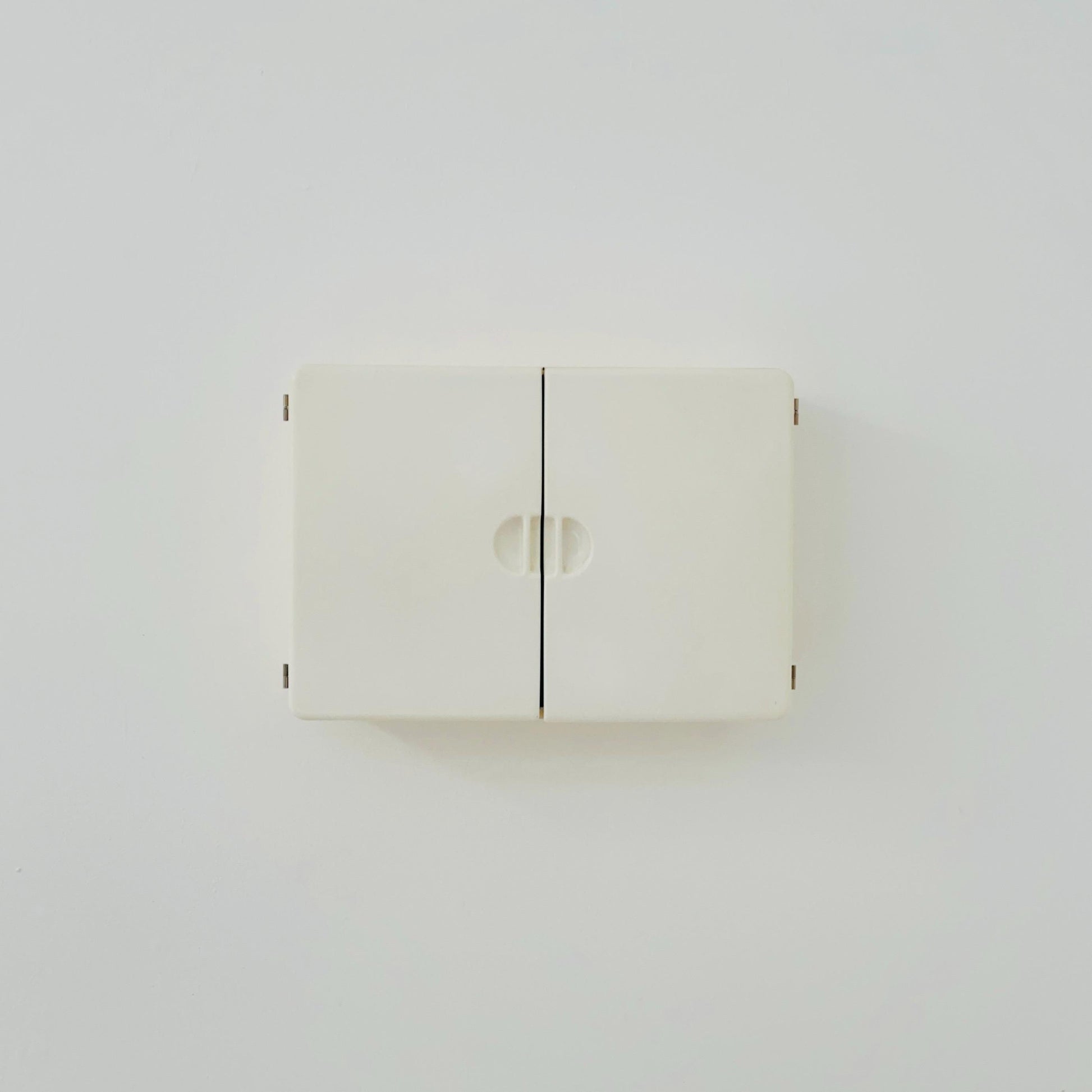 Mid century ‘Spluga’ Bathroom Cabinet by Prodotti CM Torino, 1970s | white black Cabinet | Italian Pharmacy Cabinet Italy