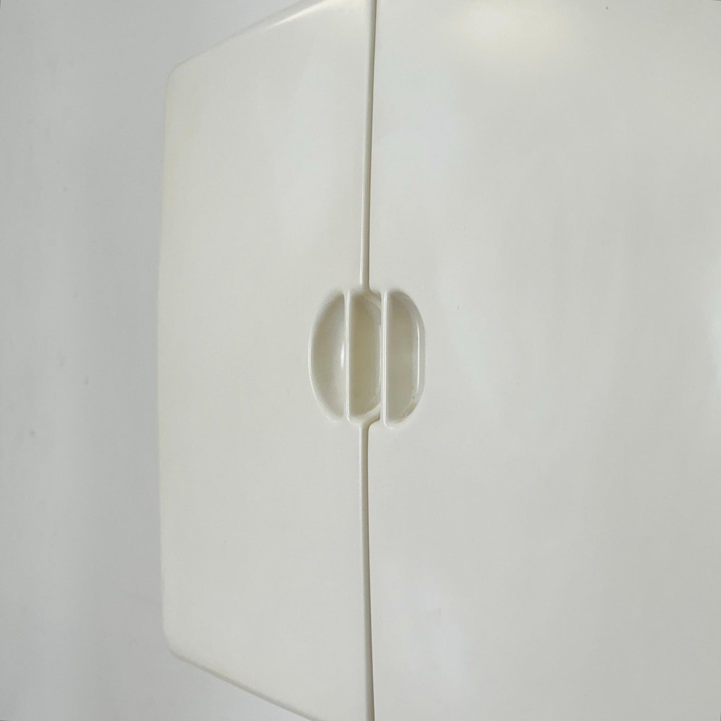 Mid century ‘Spluga’ Bathroom Cabinet by Prodotti CM Torino, 1970s | white black Cabinet | Italian Pharmacy Cabinet Italy
