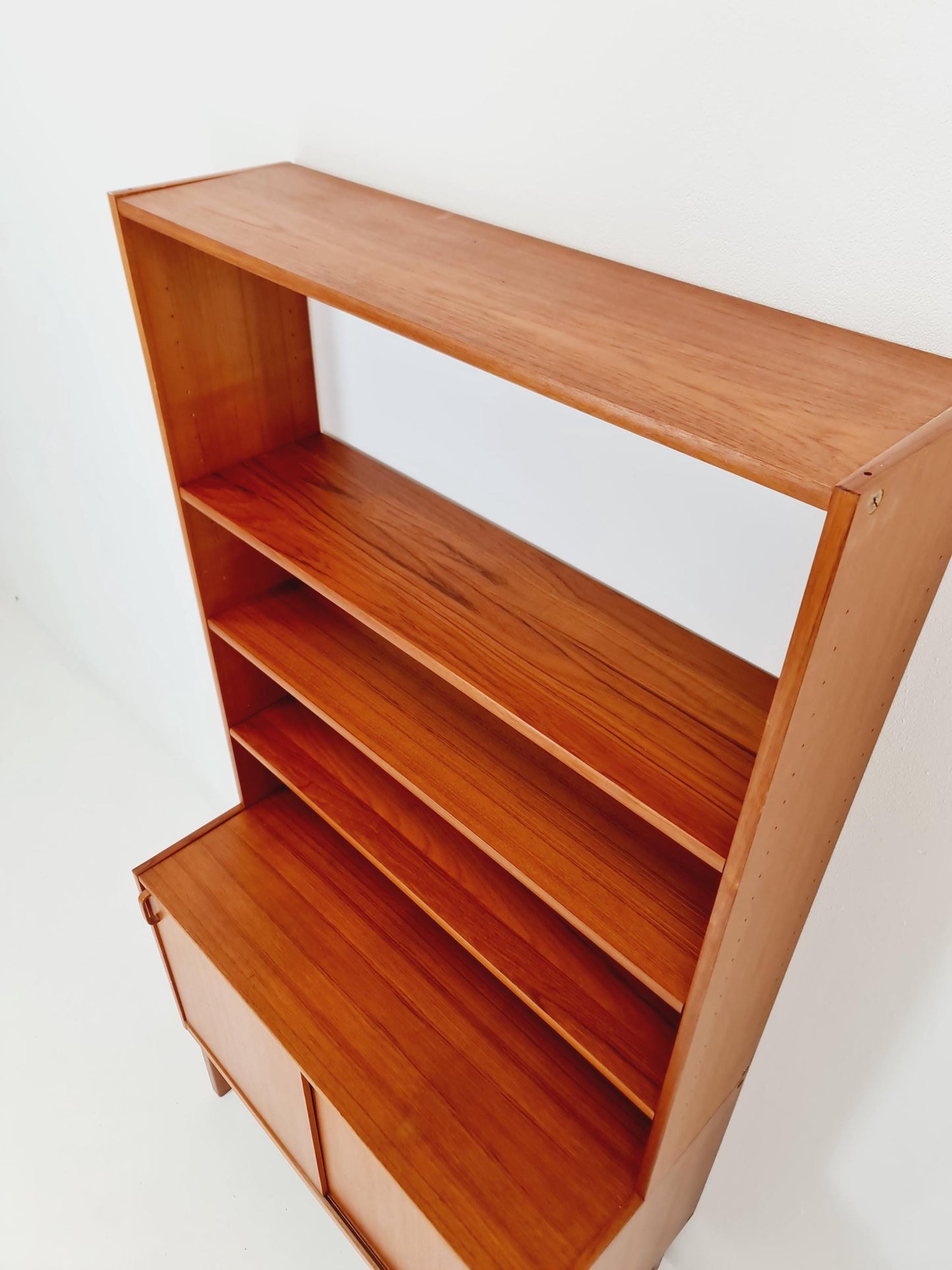 Swedish vintage chest of drawers/ book case teak by Fridhagen for Bodafors, 1960s