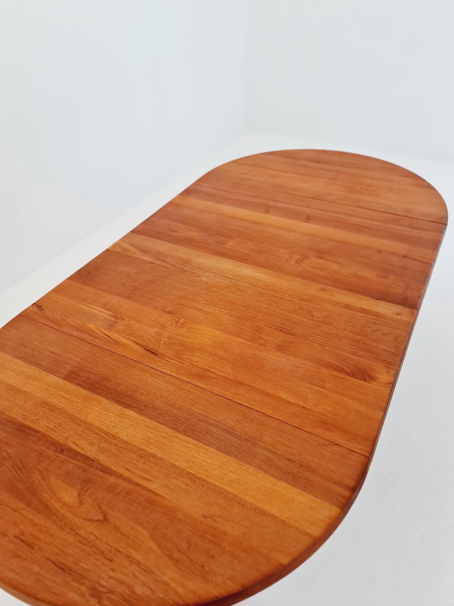 Mid century extendable Danish Modern Solid Teak dining table , 1960s