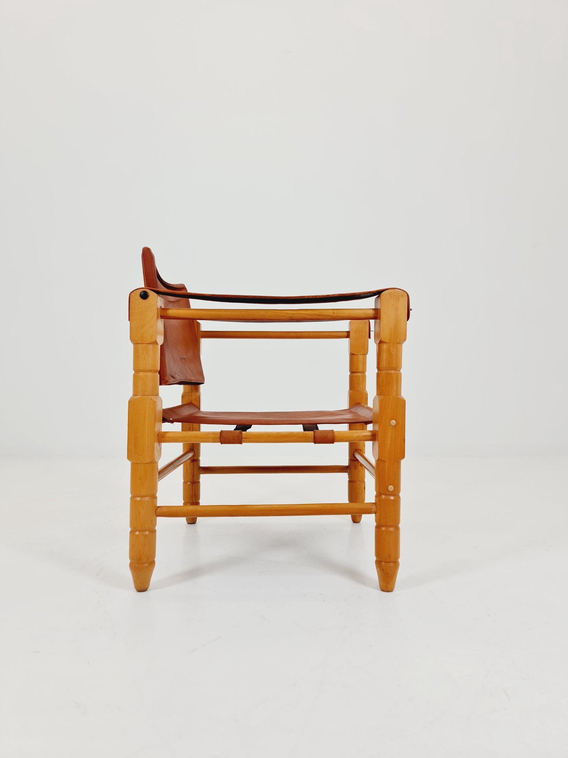 Mid-century vintage Safari Leather chair, 1960s