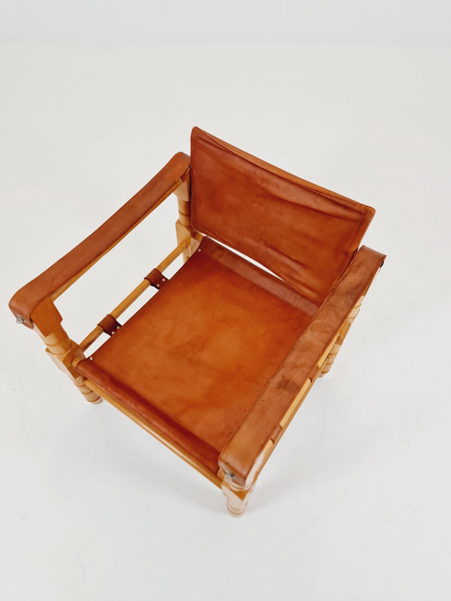 Mid-century vintage Safari Leather chair, 1960s