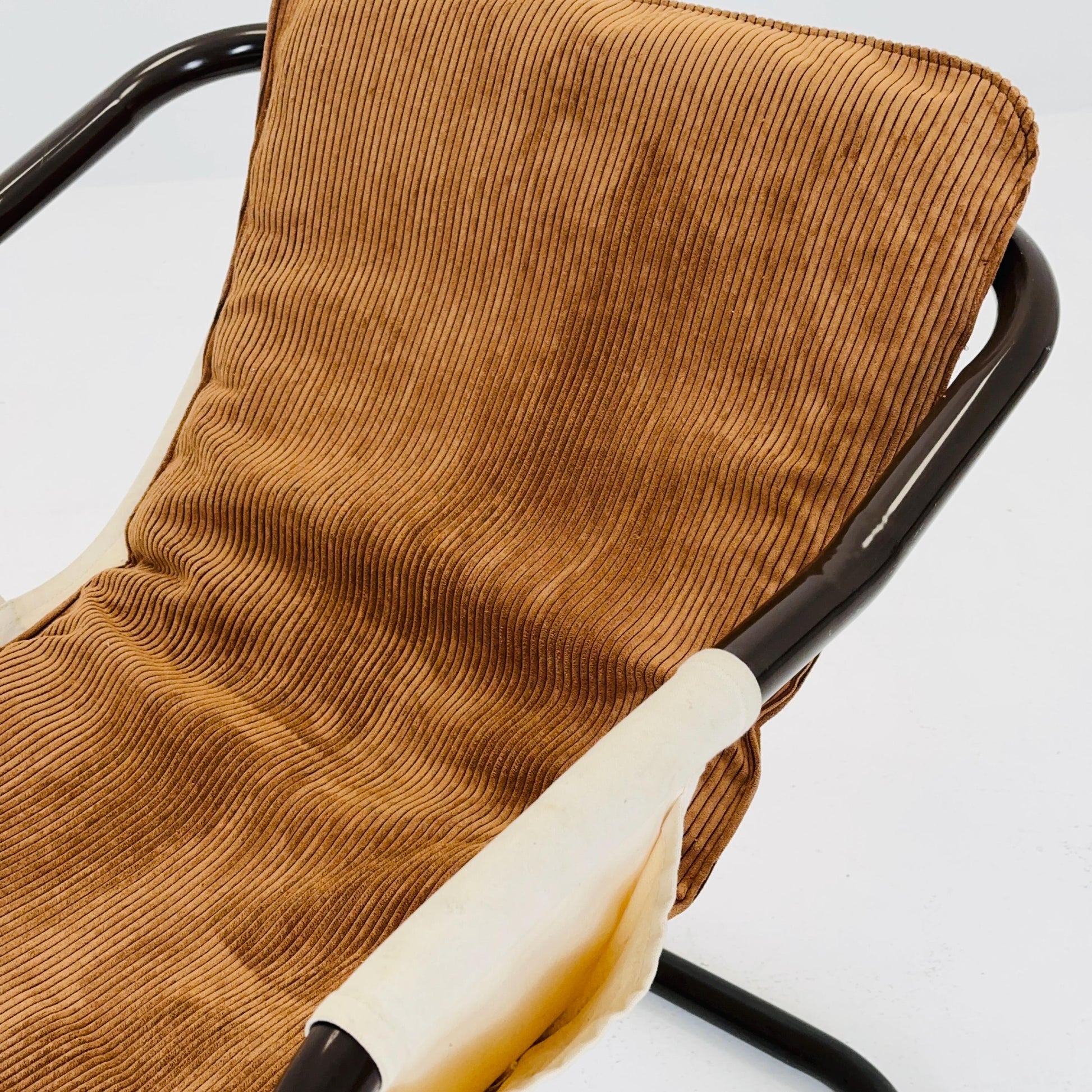 Mid century century Bauhaus tubular canvas armchair for Tomas Jelinek by IKEA 1980s