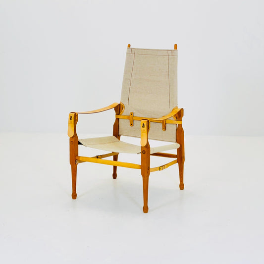 Rare Mid-Century Safari Chair by Bernard Marstaller – Germany 1970s