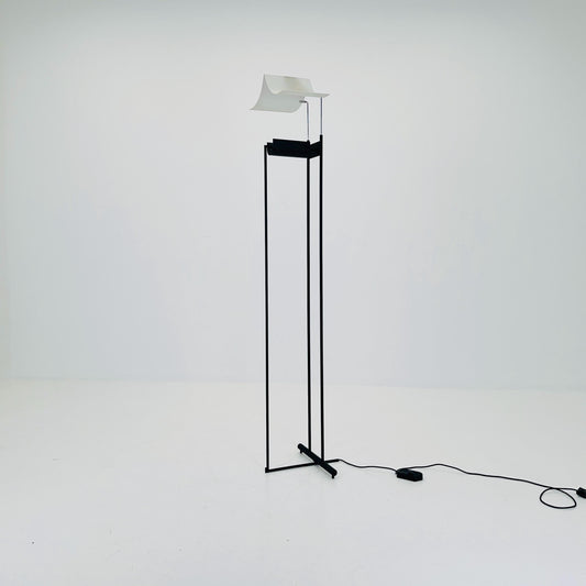 Mid-Century Large Fenix Halogen Floor Lamp by Jorge A. Garcia Garay, “Bird in Flight” | Spain 1980s