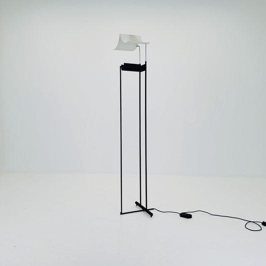 Mid-Century Large Fenix Halogen Floor Lamp by Jorge A. Garcia Garay, “Bird in Flight” | Spain 1980s