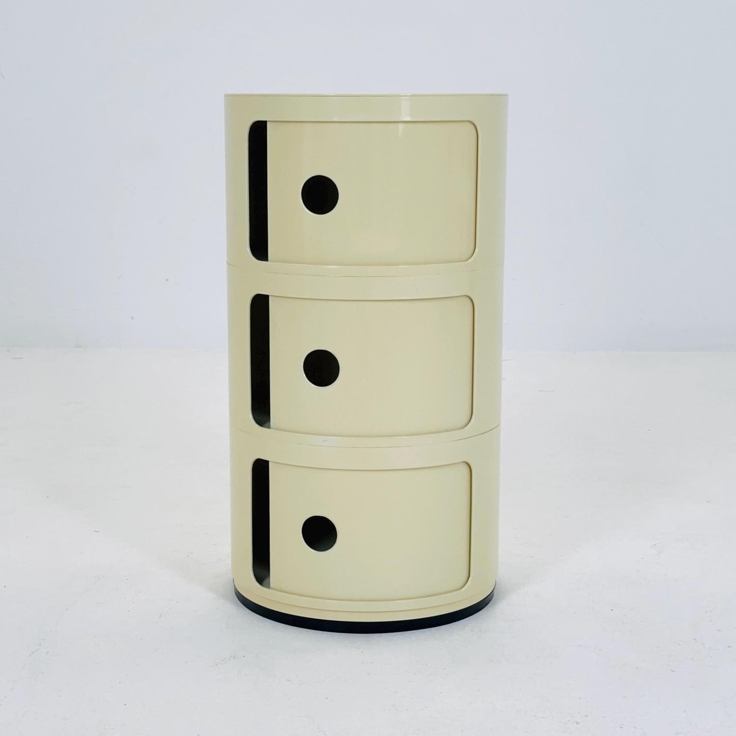 Mid century Anna Castelli Ferrieri Roll Container for Kartell, Model 4965-6-7 – 3-Tier Storage Unit Italy 1970s