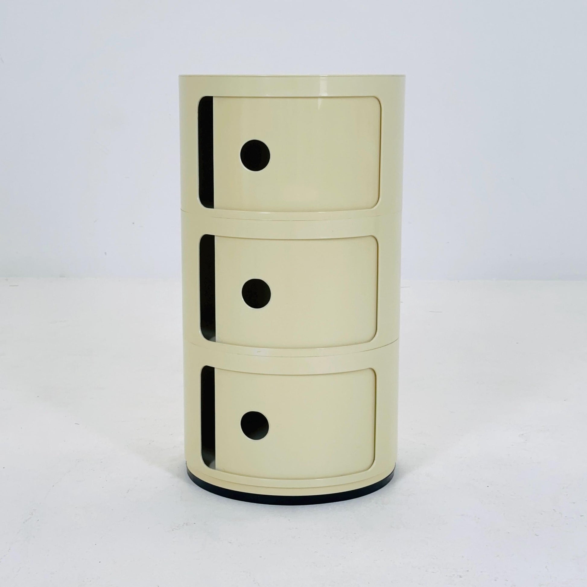 Mid century Anna Castelli Ferrieri Roll Container for Kartell, Model 4965-6-7 – 3-Tier Storage Unit Italy 1970s