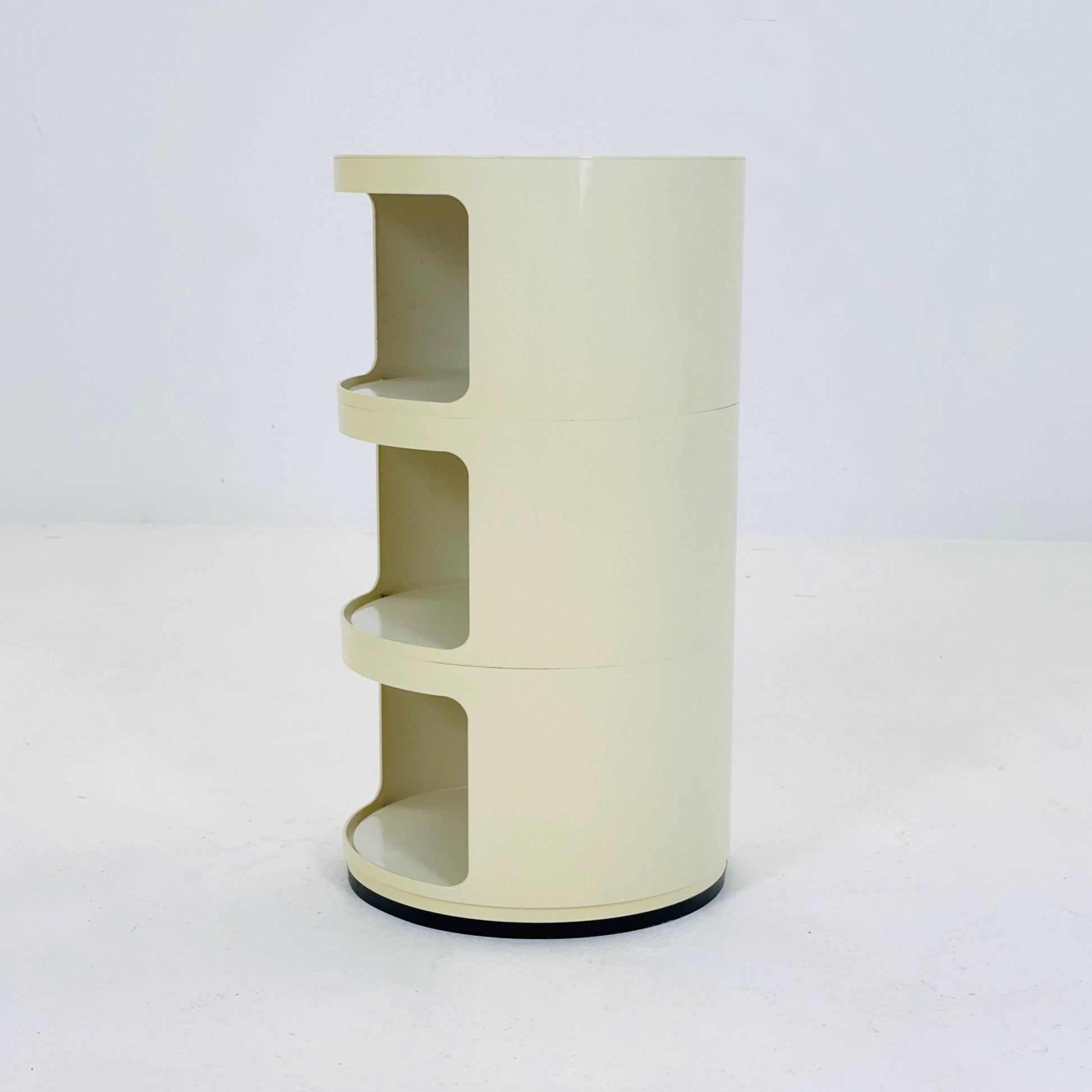Mid century Anna Castelli Ferrieri Roll Container for Kartell, Model 4965-6-7 – 3-Tier Storage Unit Italy 1970s