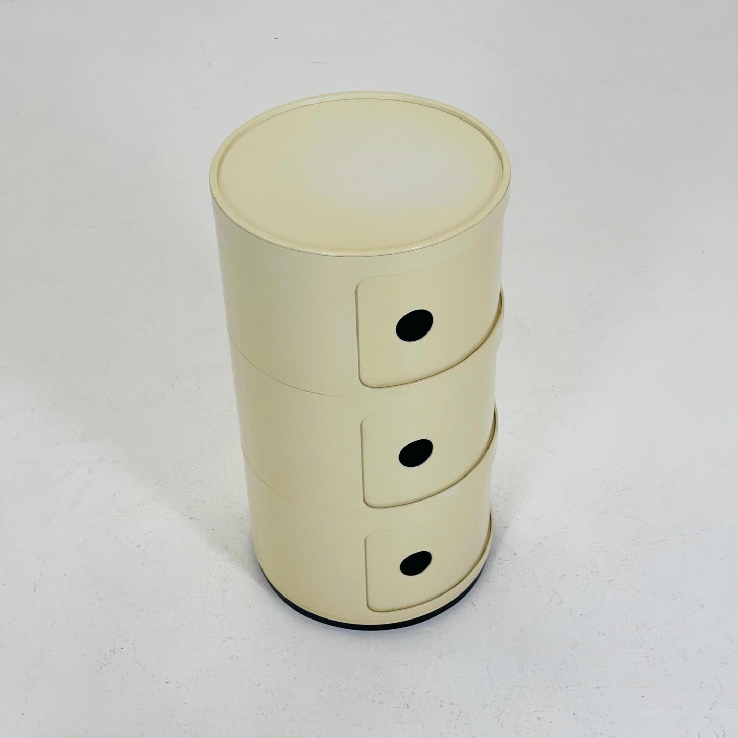Mid century Anna Castelli Ferrieri Roll Container for Kartell, Model 4965-6-7 – 3-Tier Storage Unit Italy 1970s