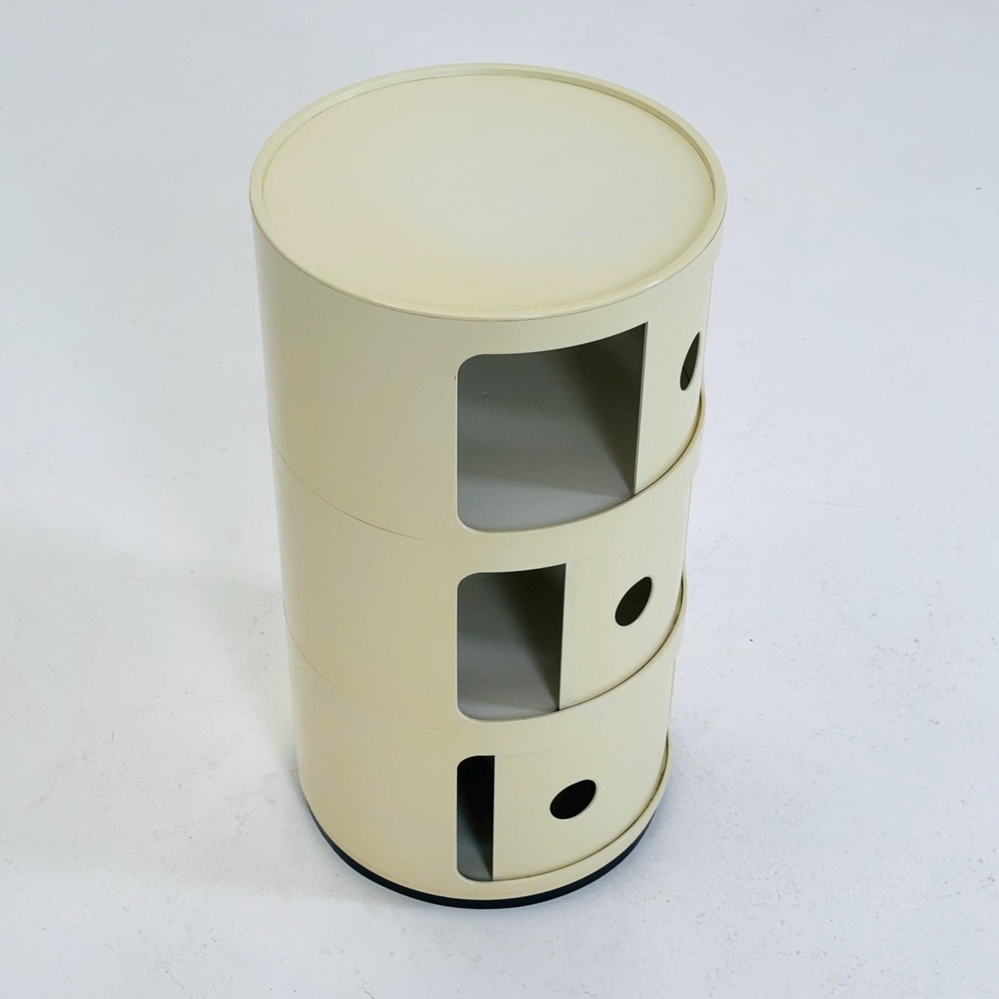 Mid century Anna Castelli Ferrieri Roll Container for Kartell, Model 4965-6-7 – 3-Tier Storage Unit Italy 1970s