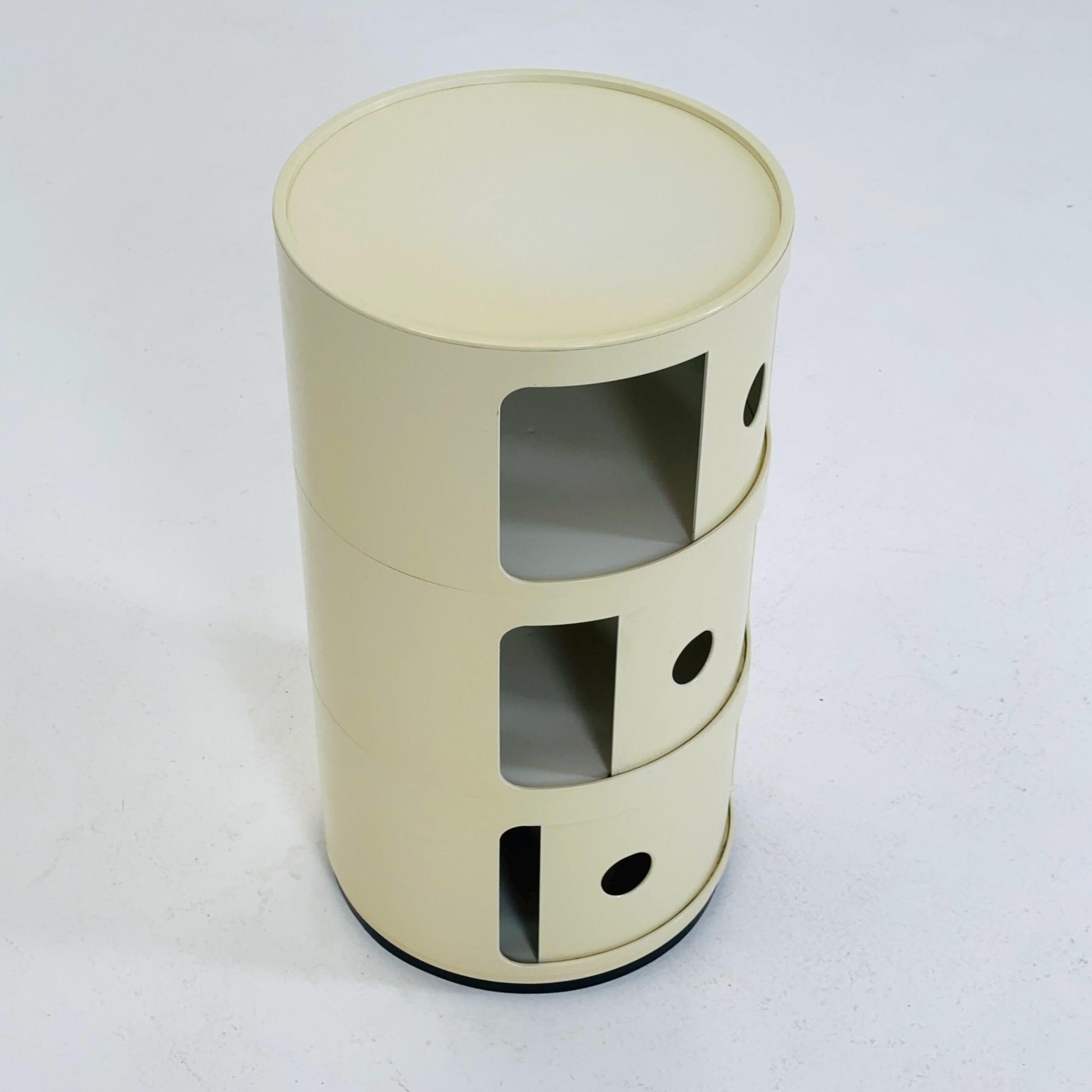 Mid century Anna Castelli Ferrieri Roll Container for Kartell, Model 4965-6-7 – 3-Tier Storage Unit Italy 1970s