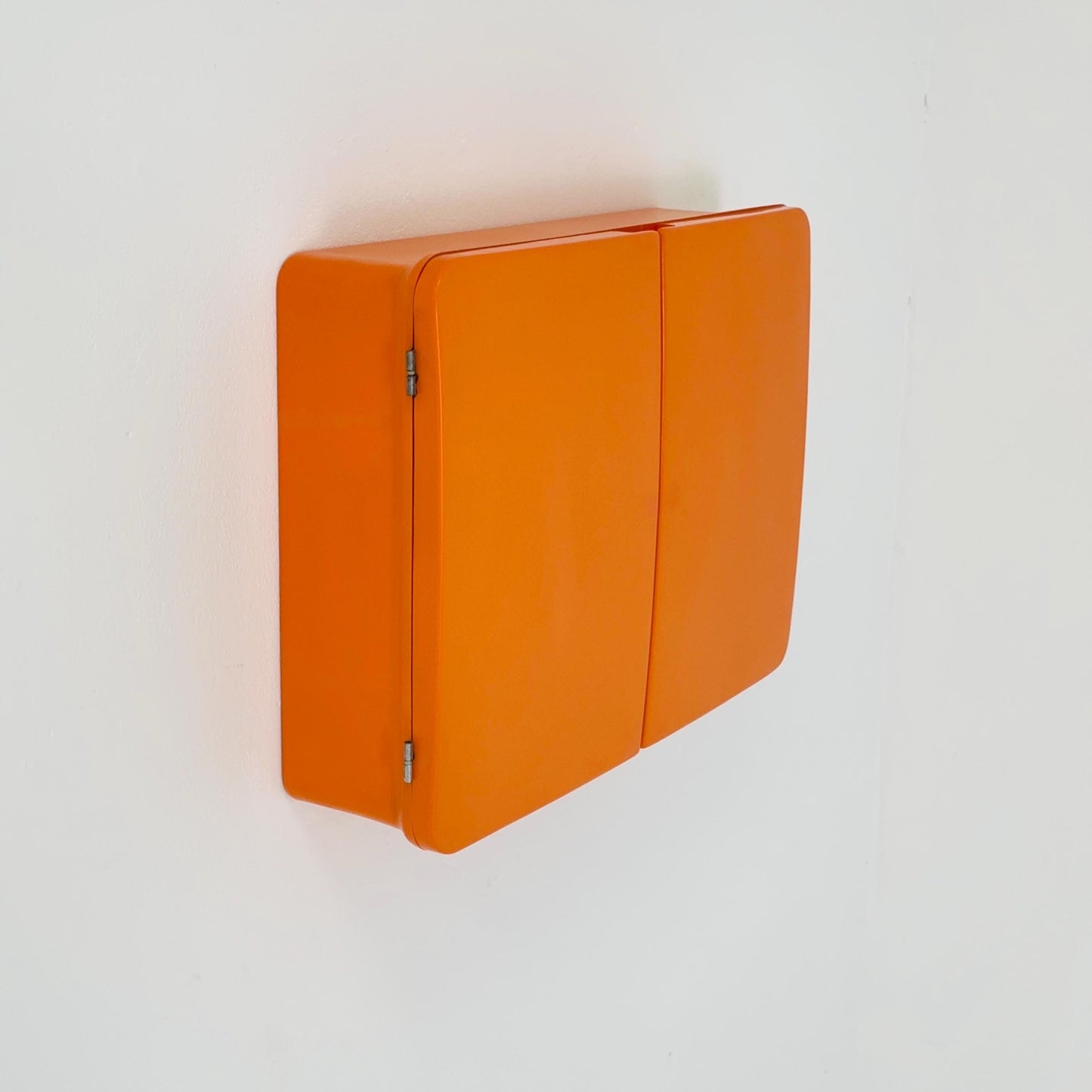 Spaceage Bathroom Cabinet by CM West Germany, 1970s – Orange German Mid-Century Pharmacy Cabinet