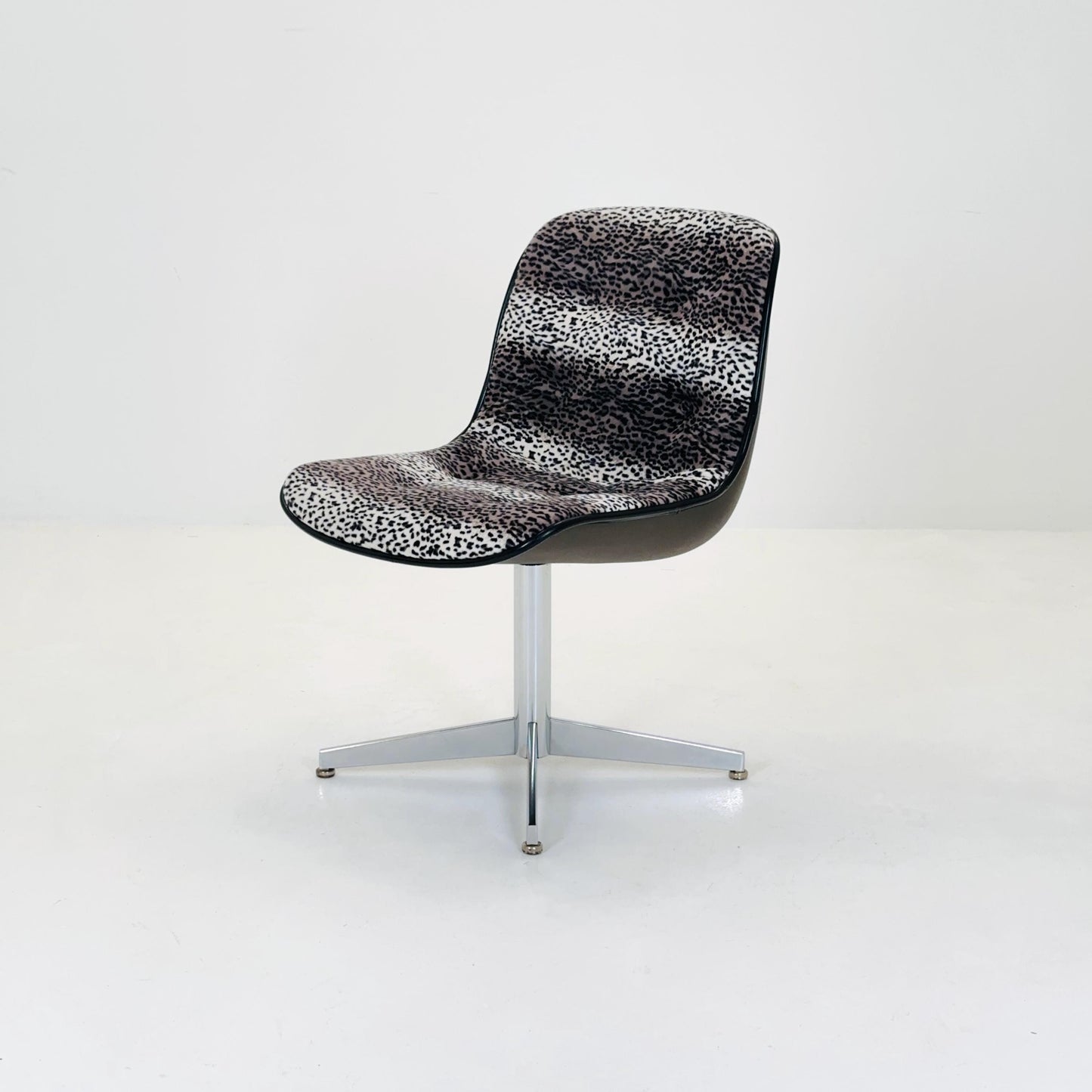 Mid-Century Space Age Leopard Lounge Chair, Germany 1980s