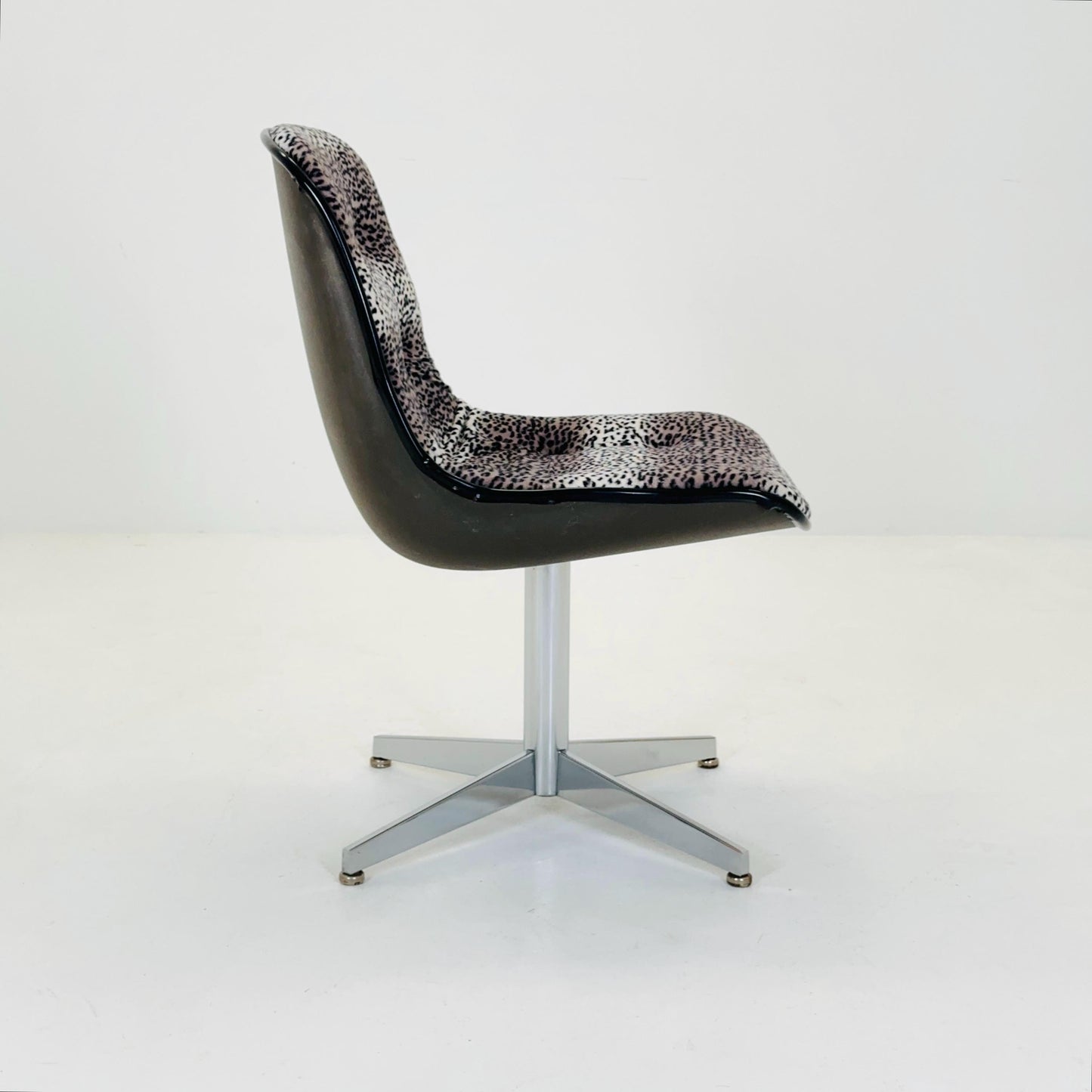 Mid-Century Space Age Leopard Lounge Chair, Germany 1980s