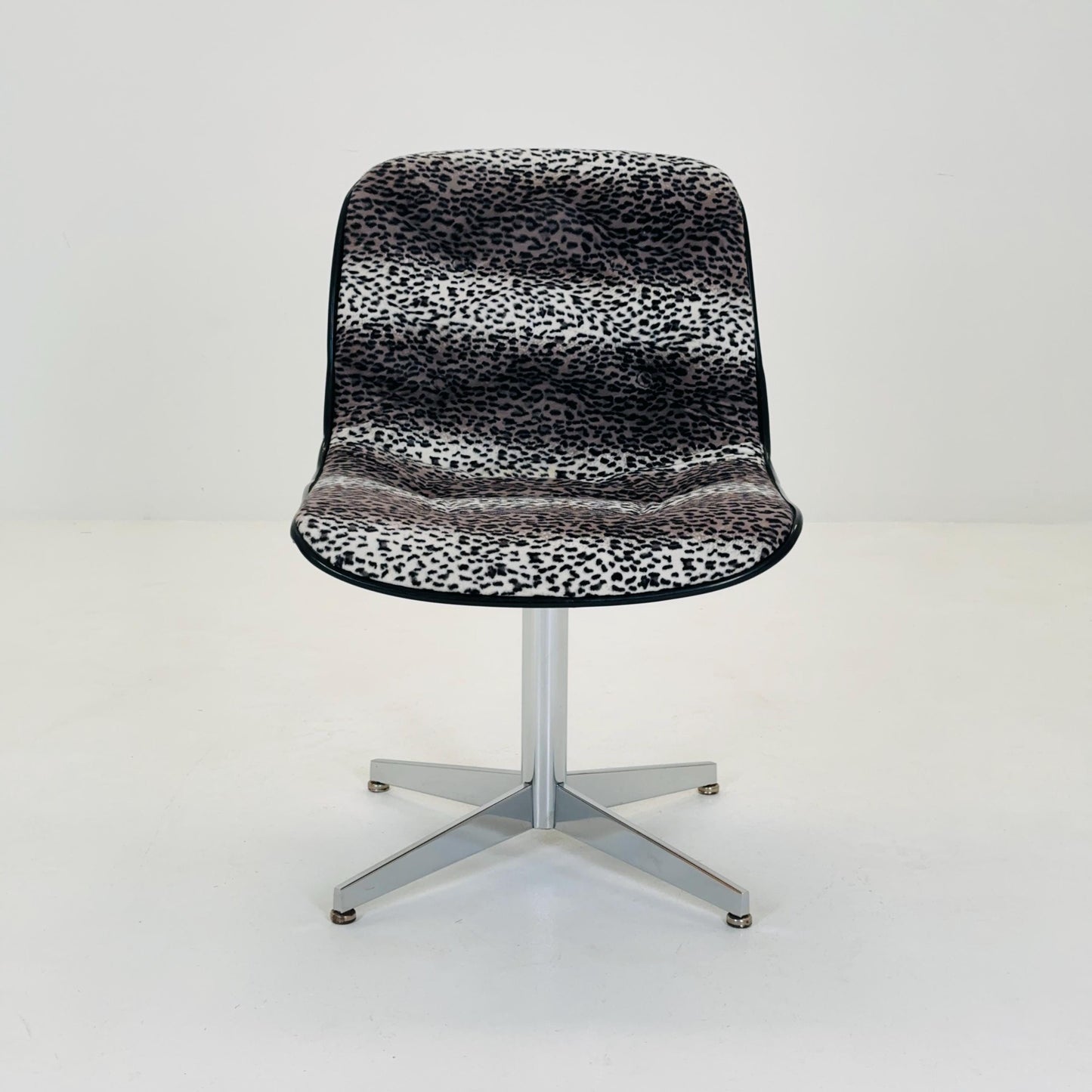 Mid-Century Space Age Leopard Lounge Chair, Germany 1980s