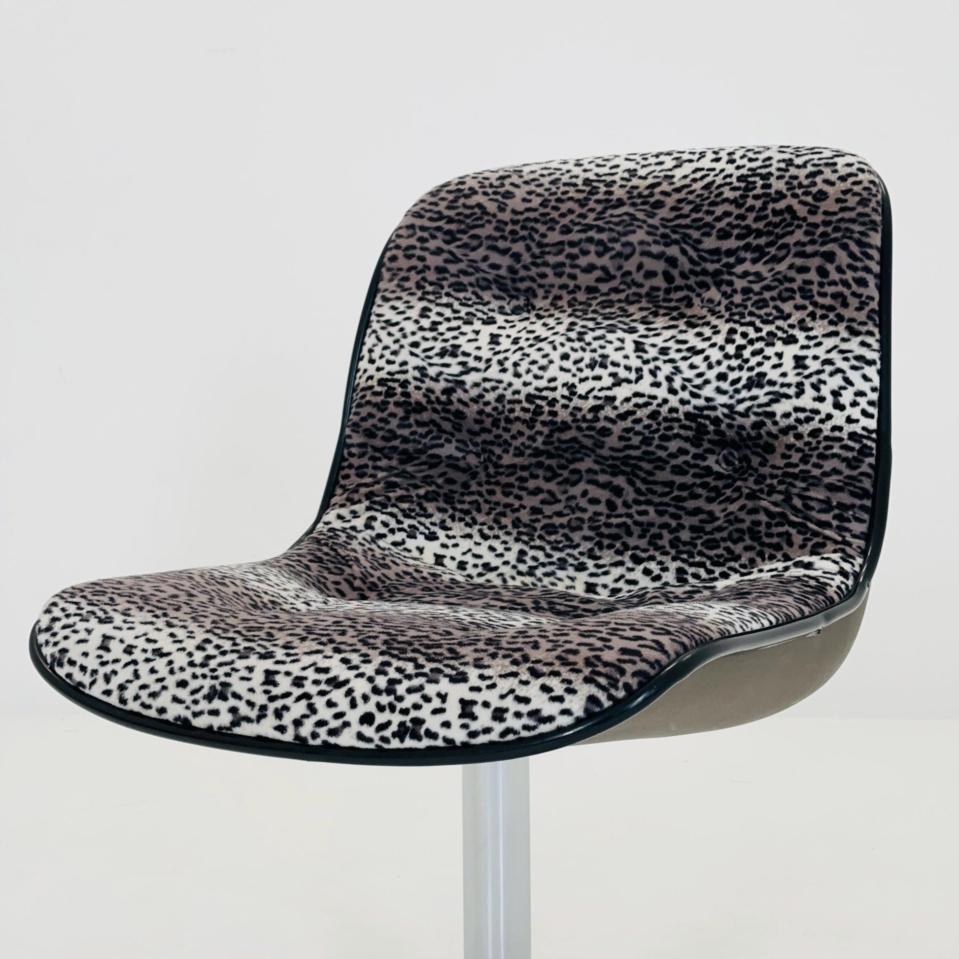 Mid-Century Space Age Leopard Lounge Chair, Germany 1980s