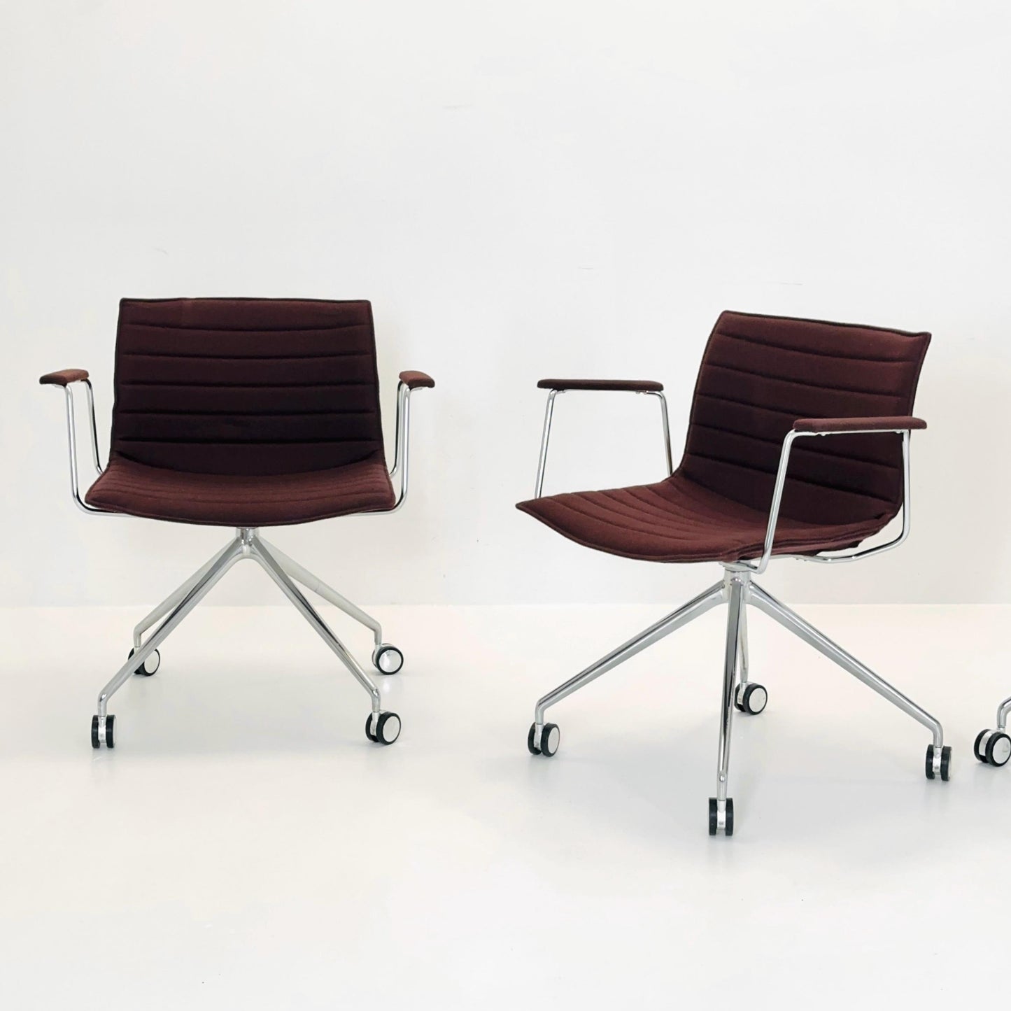 1 of 8 Mid-Century design CATIFA 46 Armchairs by Lievore Altherr Molina for Arper Italy