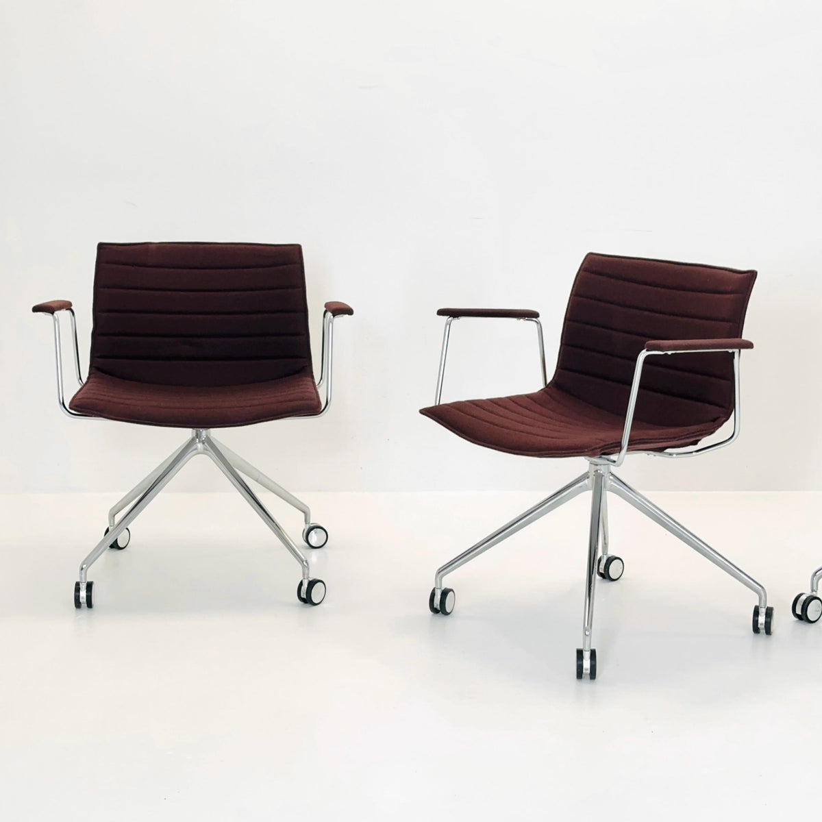 1 of 8 Mid-Century design CATIFA 46 Armchairs by Lievore Altherr Molina for Arper Italy