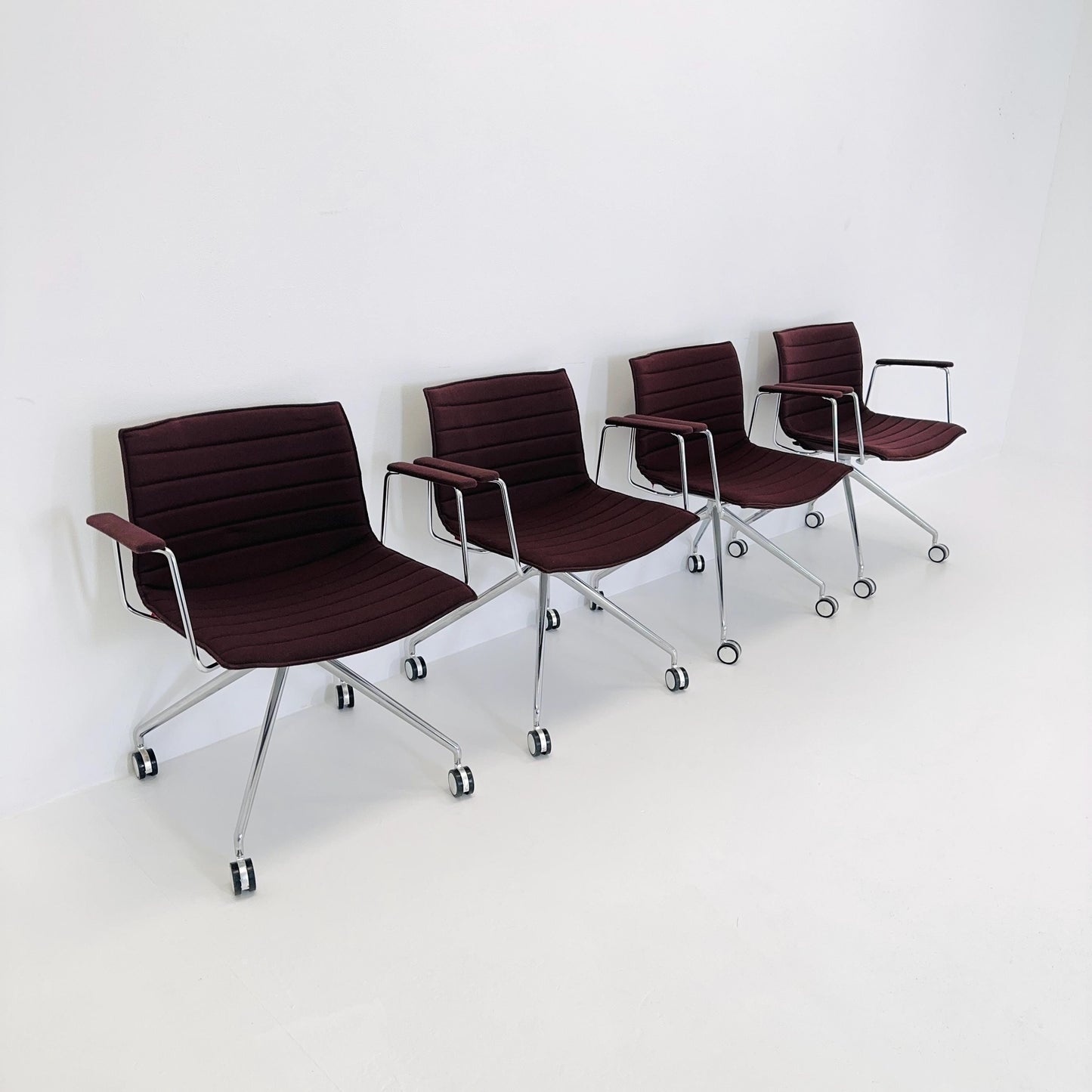 set of 4 Mid-Century design CATIFA 46 Armchairs by Lievore Altherr Molina for Arper Italy