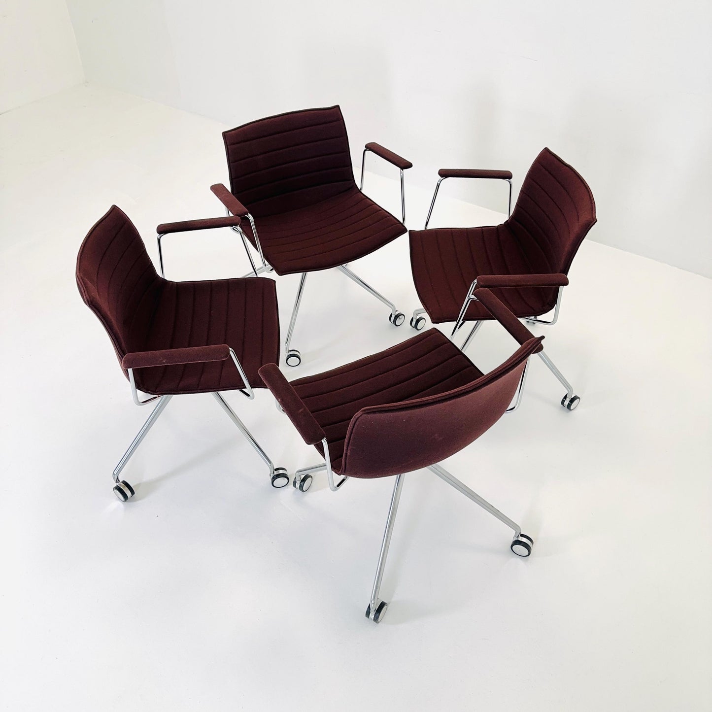 set of 4 Mid-Century design CATIFA 46 Armchairs by Lievore Altherr Molina for Arper Italy