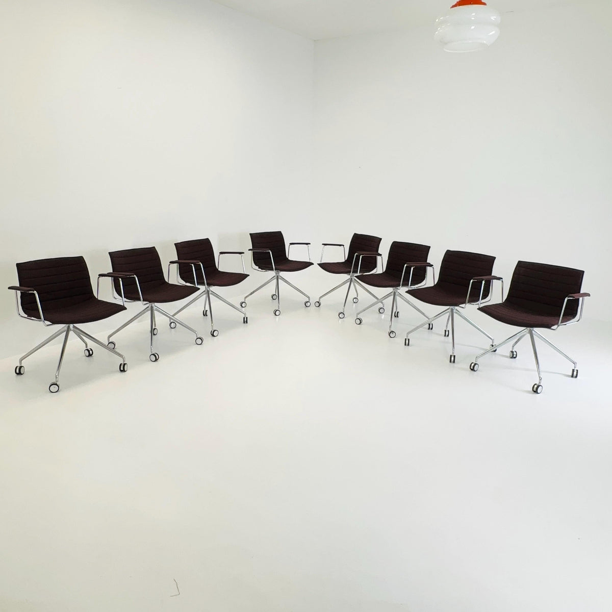 set of 8 Mid-Century design CATIFA 46 Armchairs by Lievore Altherr Molina for Arper Italy