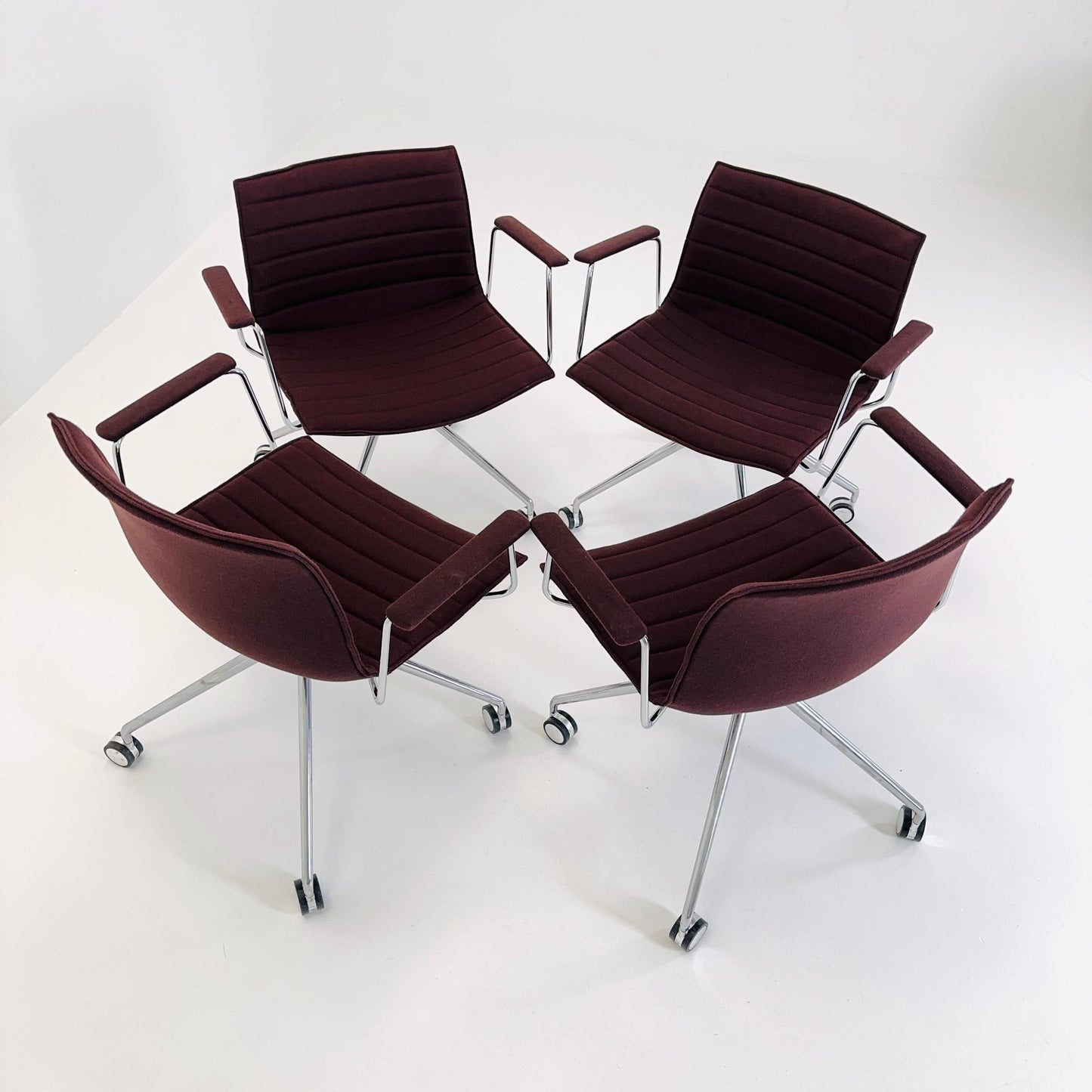 set of 8 Mid-Century design CATIFA 46 Armchairs by Lievore Altherr Molina for Arper Italy