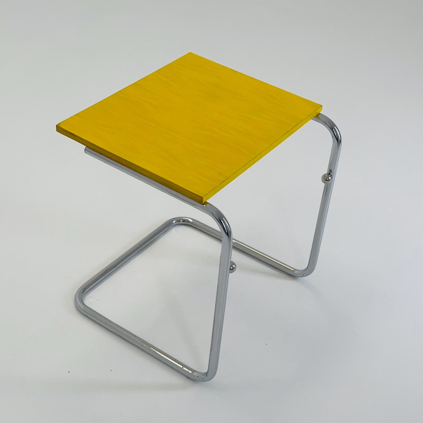 Mid-Century Bauhaus Side Table by Marcel Breuer – Rare 1980s Germany
