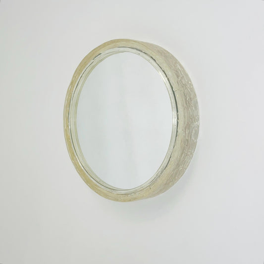 Mid-Century Modern Duscholux Wall Mirror ice glass – 1970s Germany