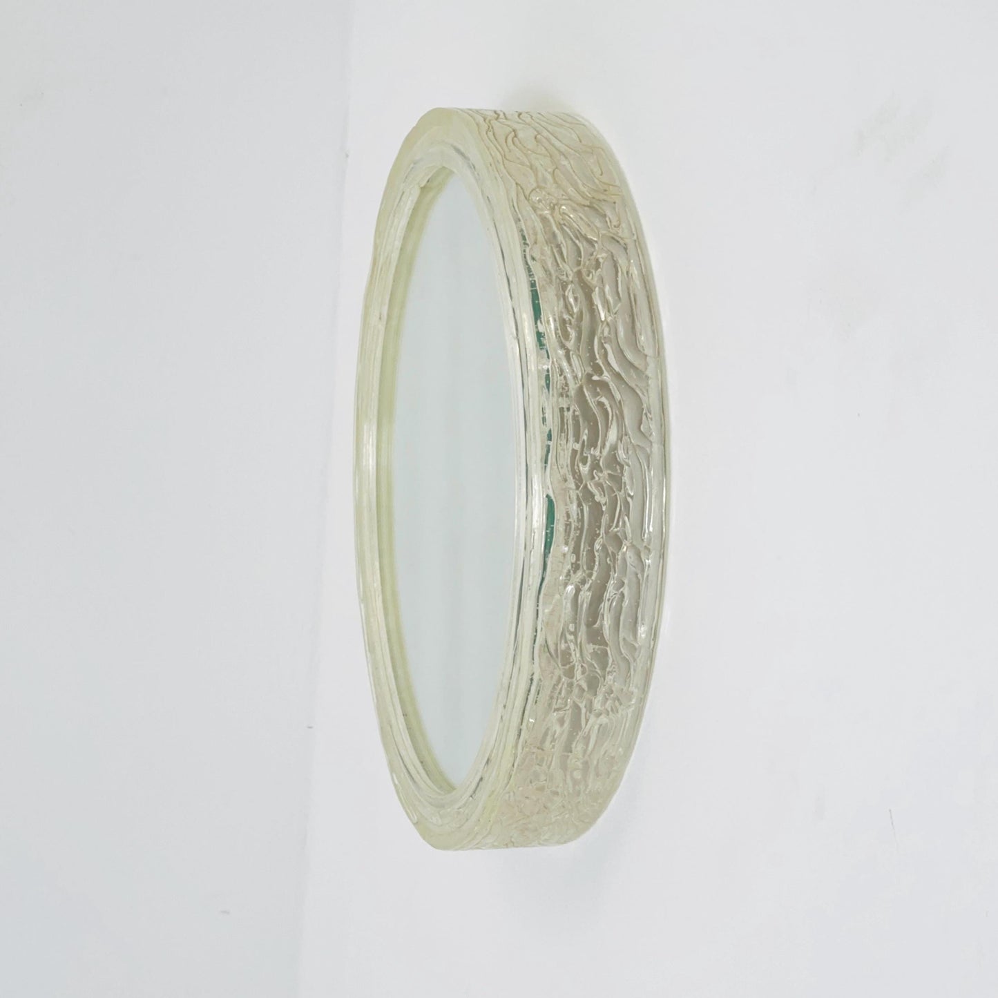 Mid-Century Modern Duscholux Wall Mirror ice glass – 1970s Germany