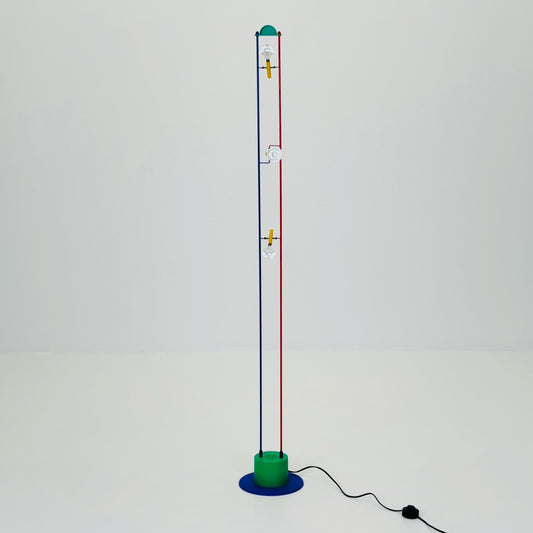 Mid century modern Memphis Milano “Treetops” Floor Lamp by Ettore Sottsass, 1980s Italy