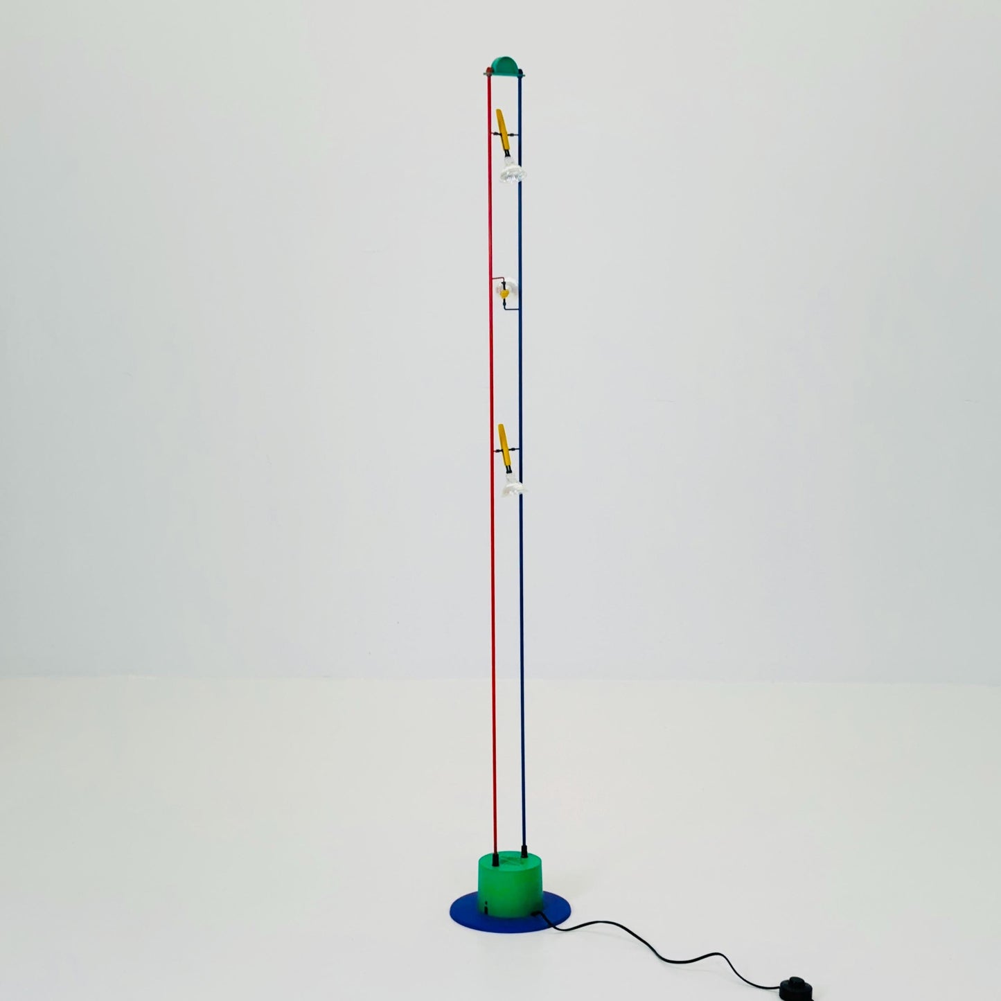 Mid century modern Memphis Milano “Treetops” Floor Lamp by Ettore Sottsass, 1980s Italy