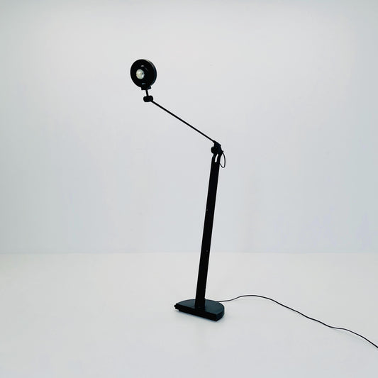 Mid-Century Postmodern Discus Floor Lamp by Hartmut S. Engel for Staff Leuchten, 1980s Germany