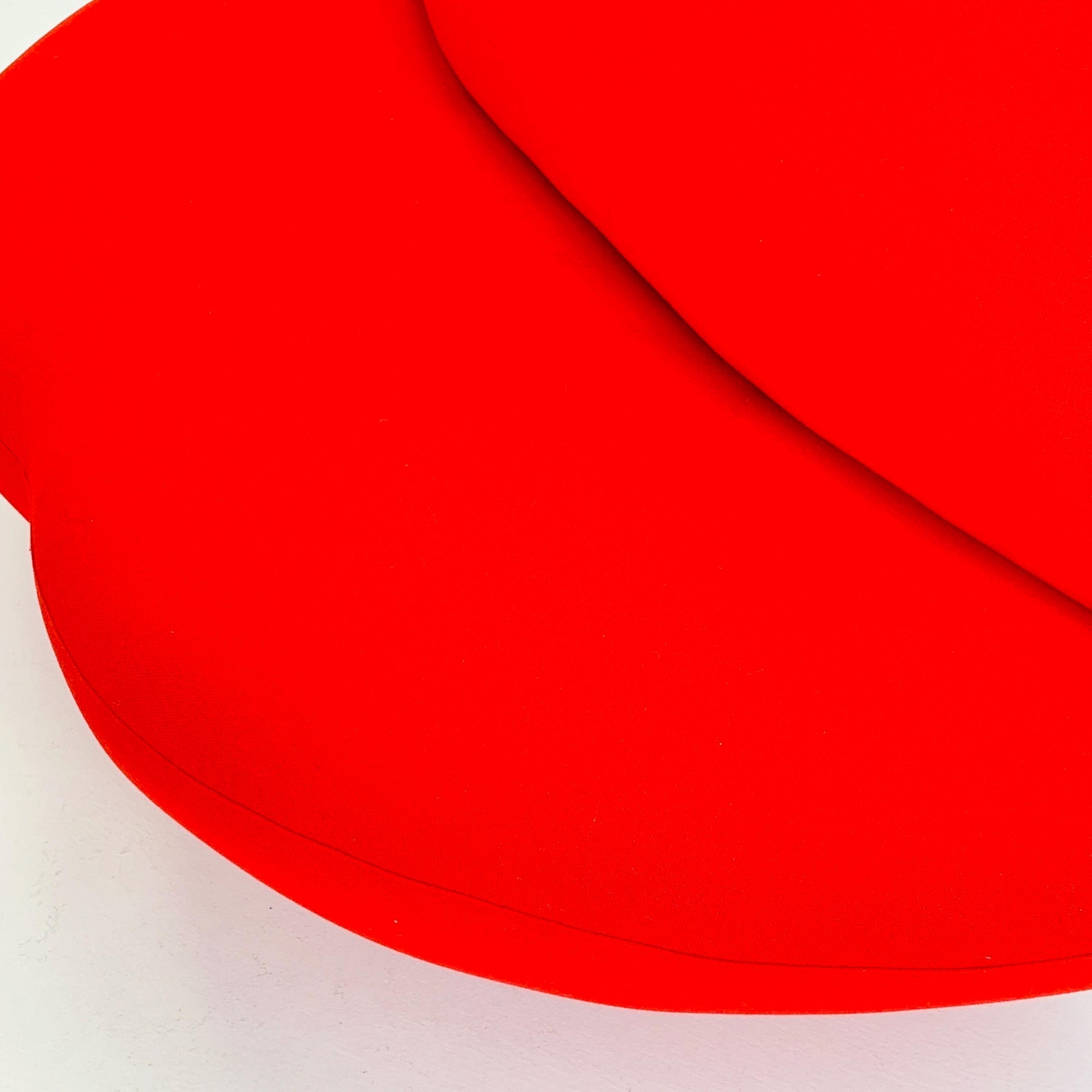 Mid Century Bocca Style Red Lips Sofa | Iconic Pop Art Seating | Italian Design 1990s