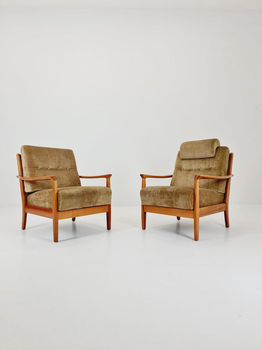 Mid-century pair of German lounge armchair, 1960s